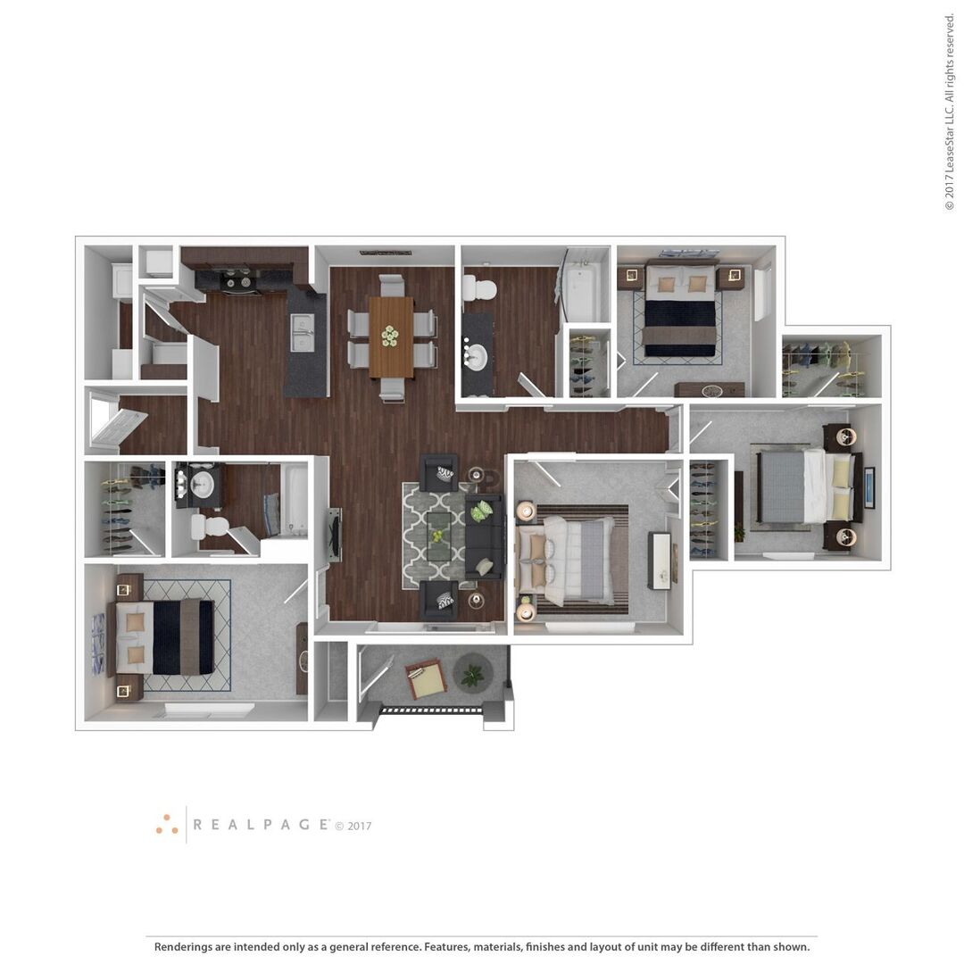 4 Bedroom Apartment – 2000 Tidwell Rd #302, Houston, TX 77093