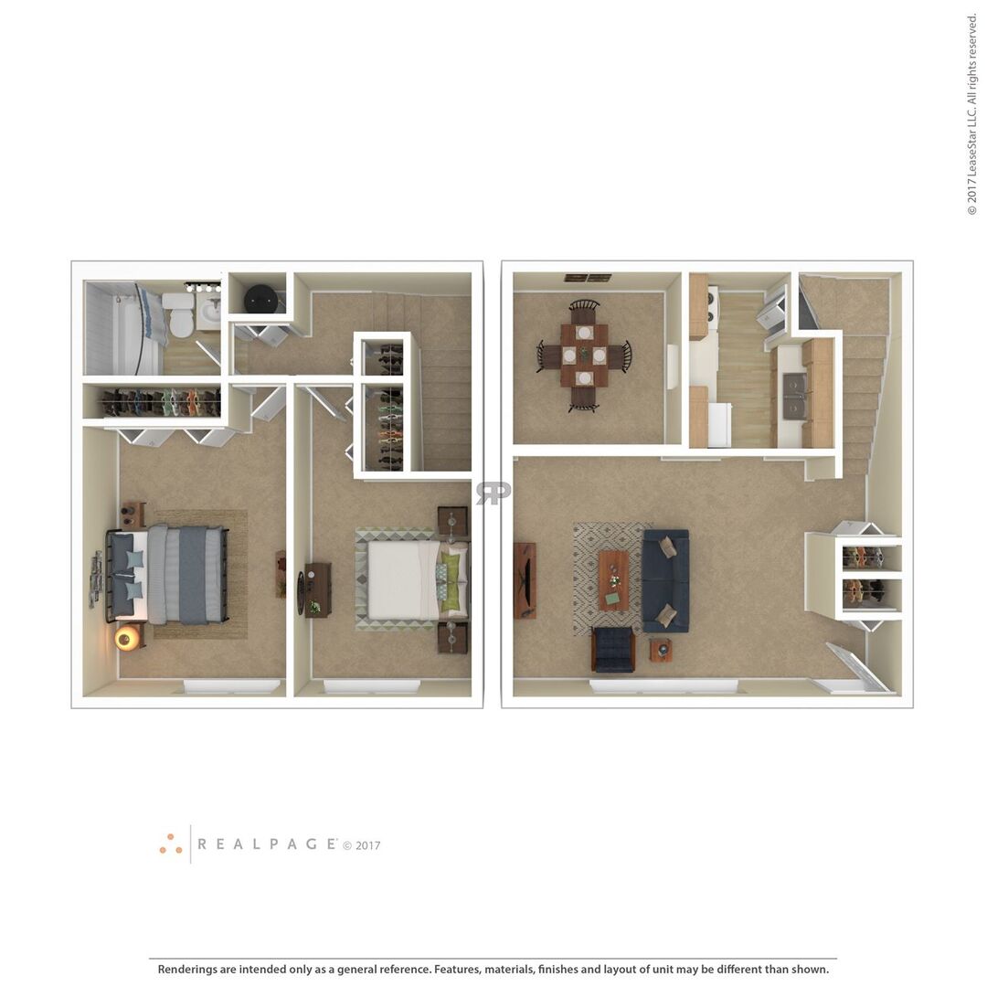 Two Bedroom floor plan