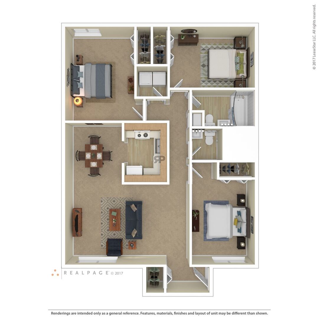 3 Bedroom floor plan