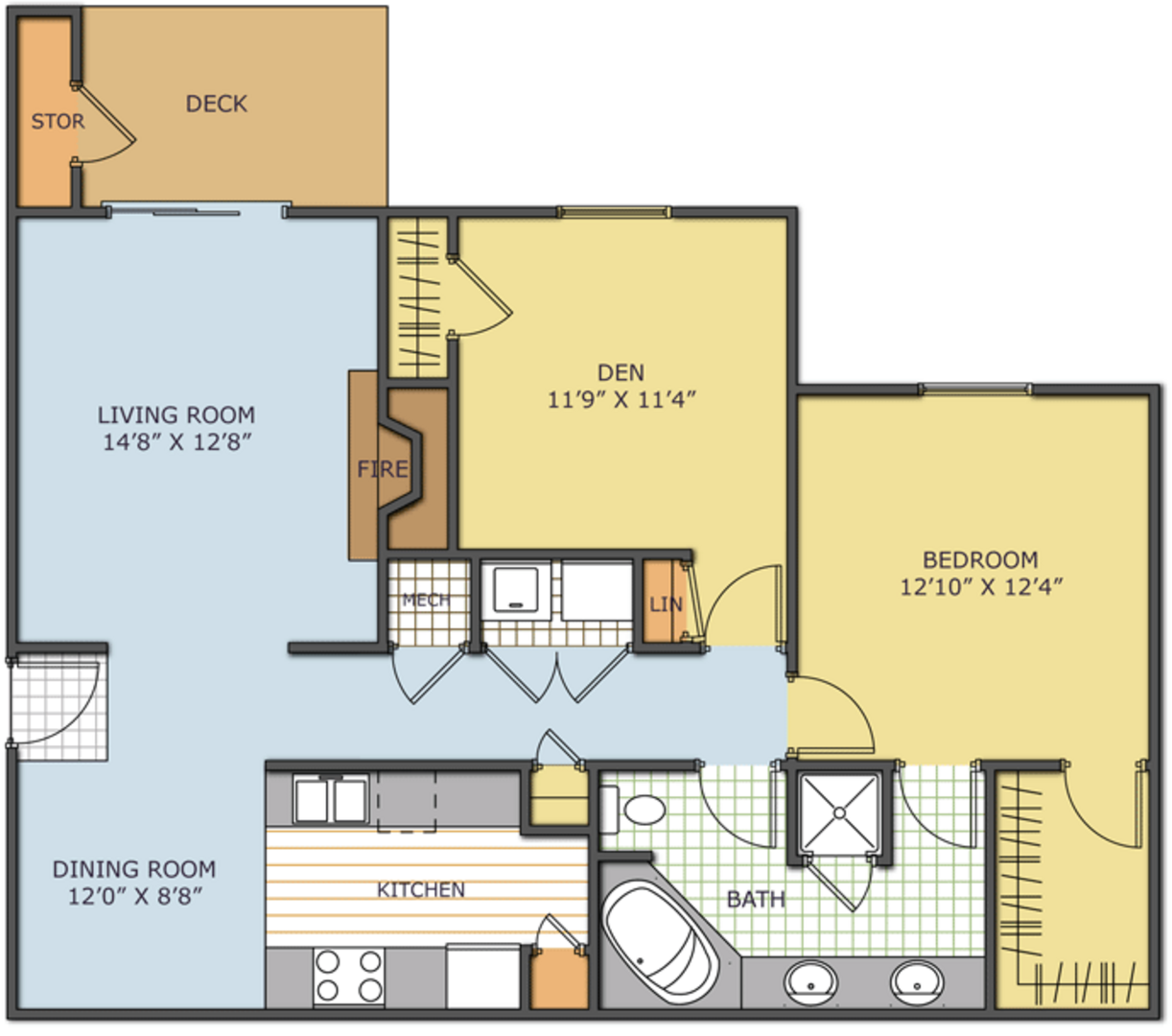 2 Bedroom Apartment – 1345 Towne Lake Hills South Dr #20402, Woodstock, GA 30189