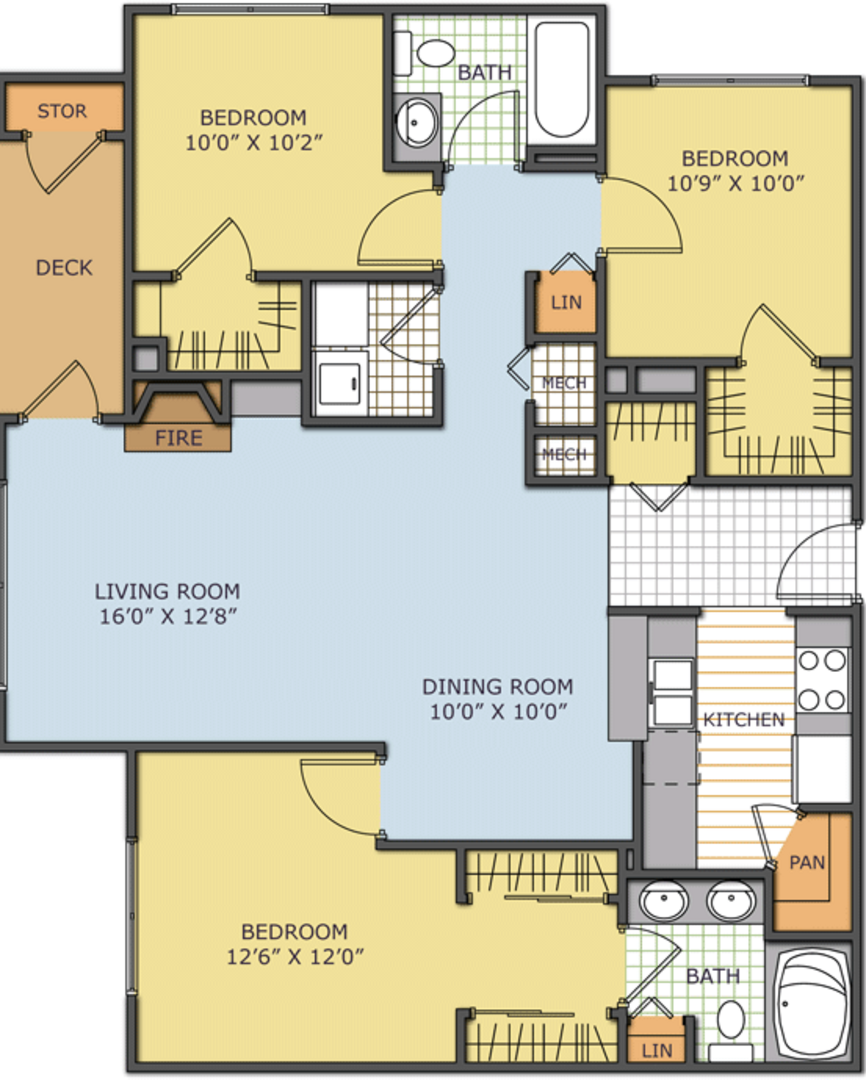 3 Bedroom Apartment – 1345 Towne Lake Hills South Dr #14201, Woodstock, GA 30189