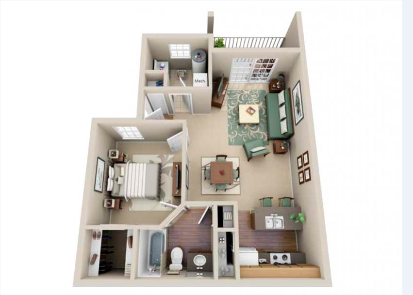 A2-CR floor plan