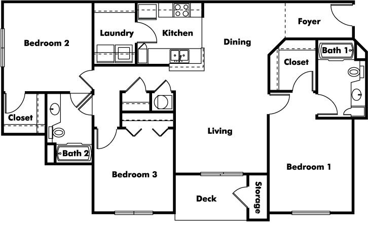 Perine-Renovated floor plan