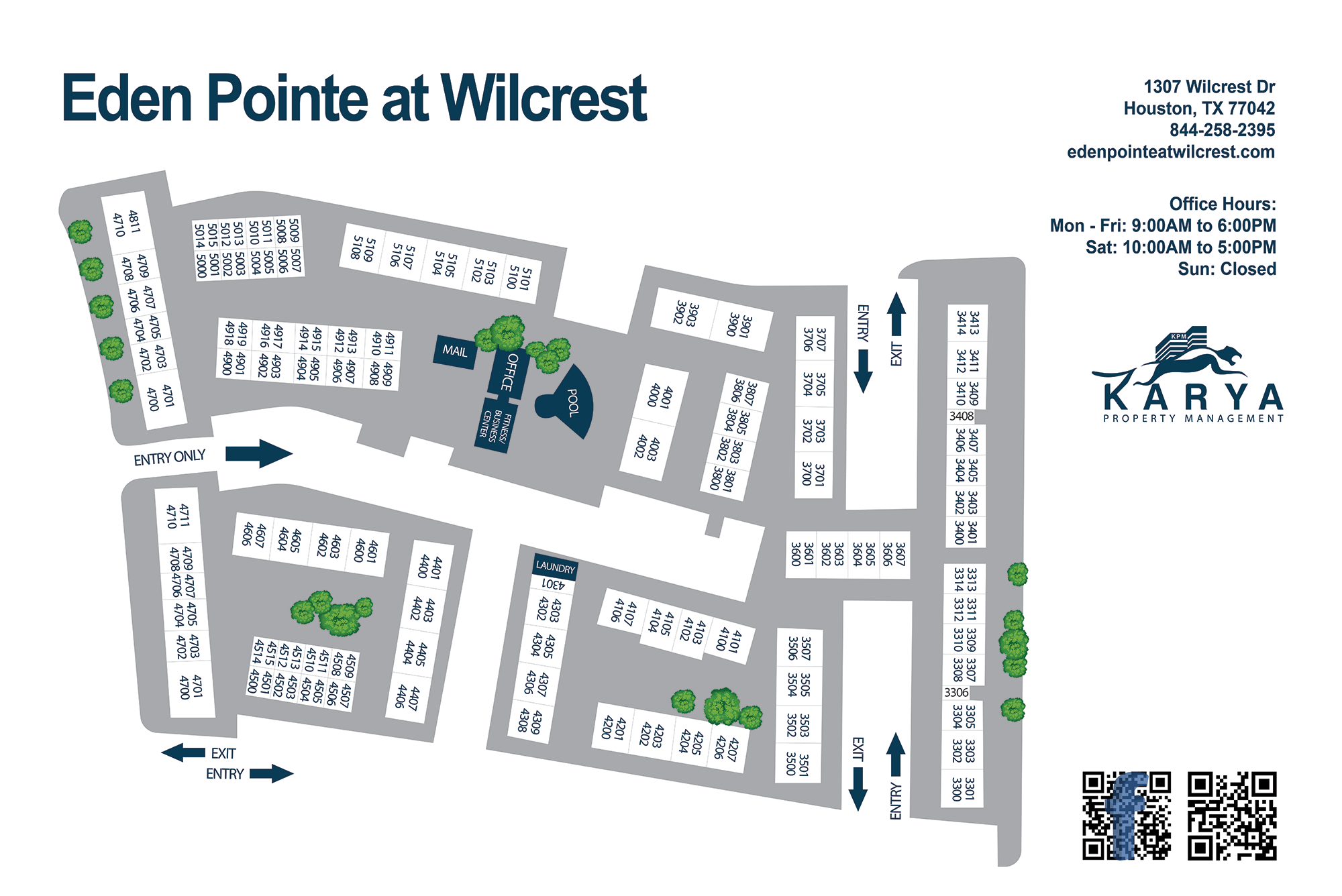 1, 2, 3 & 4 Bedroom Apartment Homes For Rent Near Me