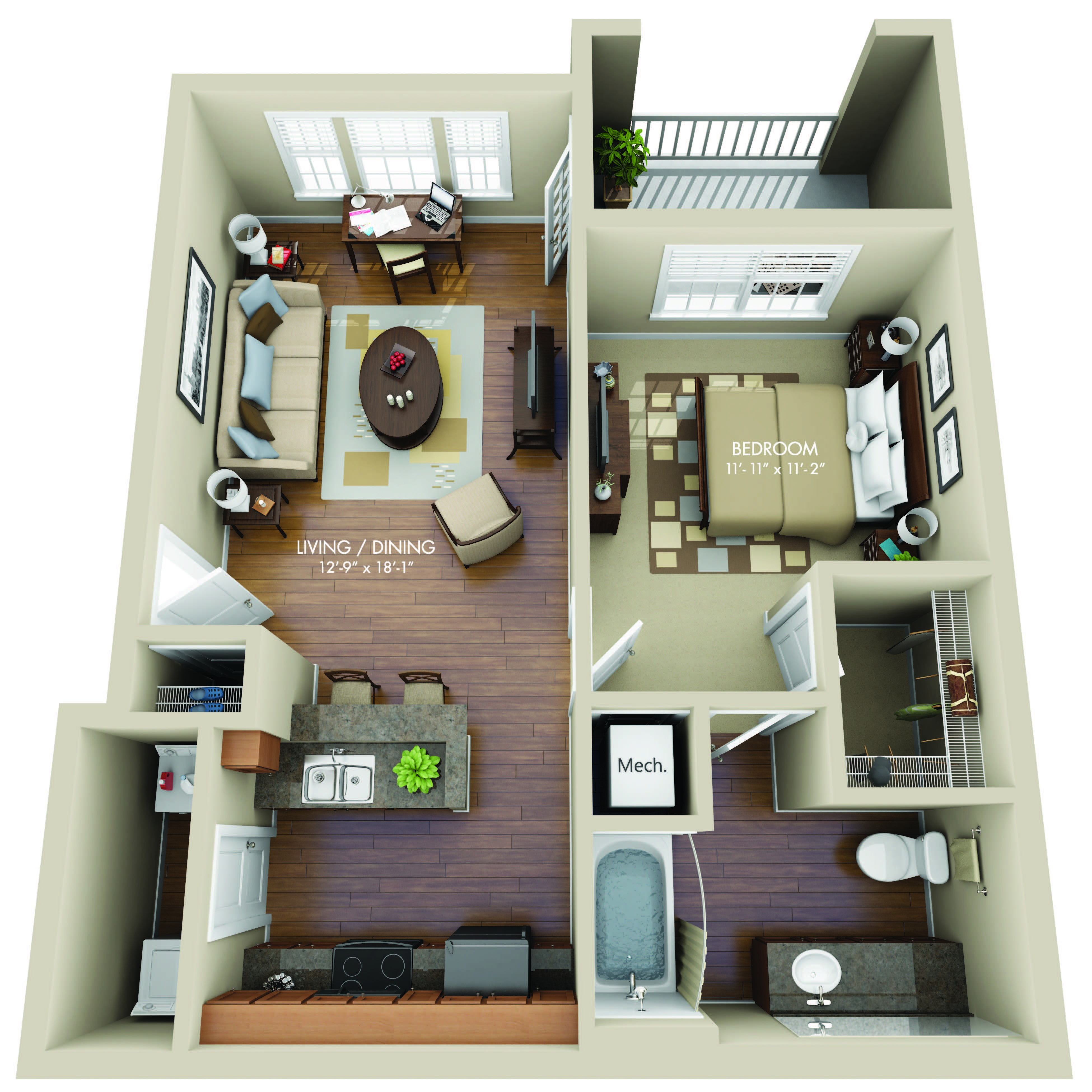 Pisgah-A1 floor plan