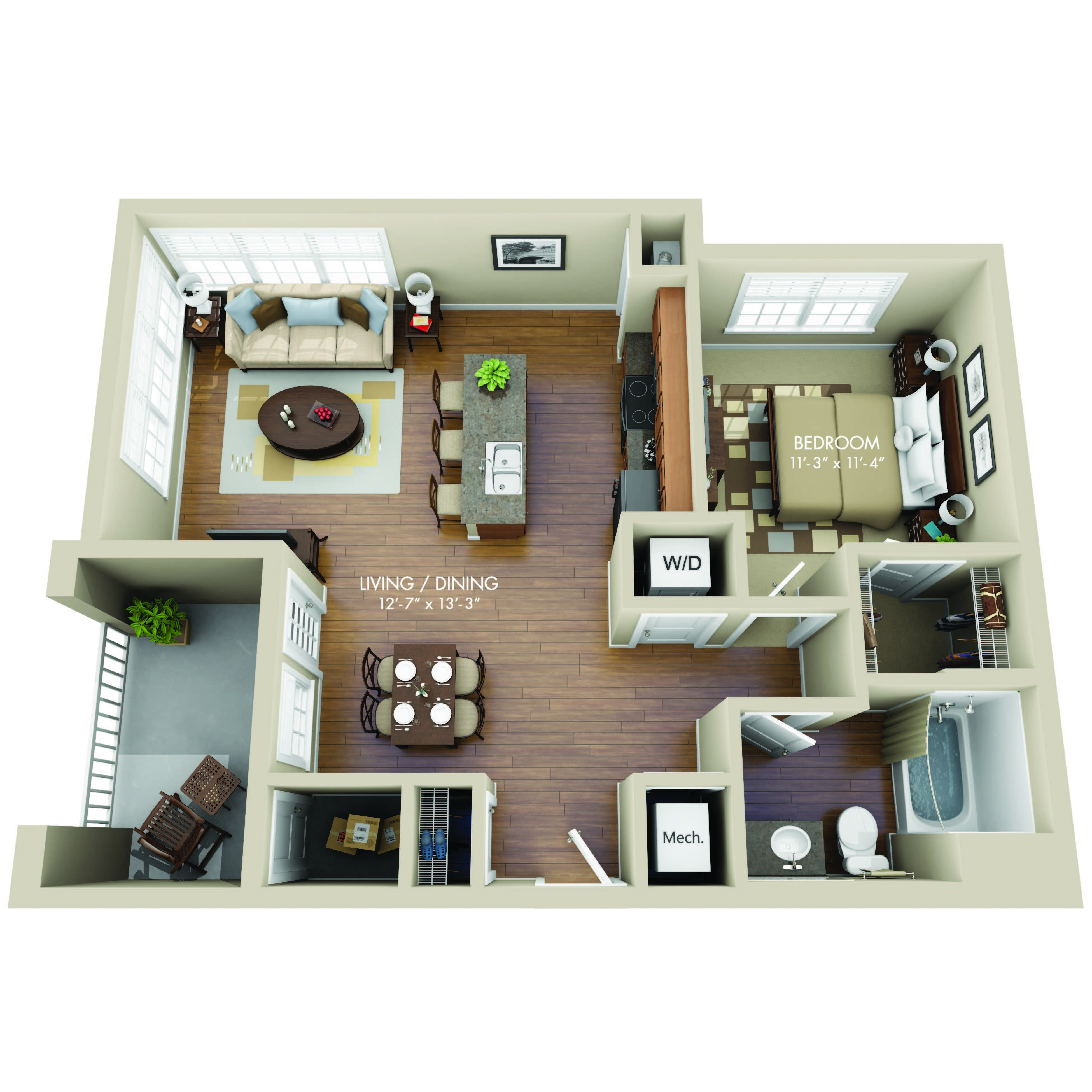 Ocoee-A2 floor plan