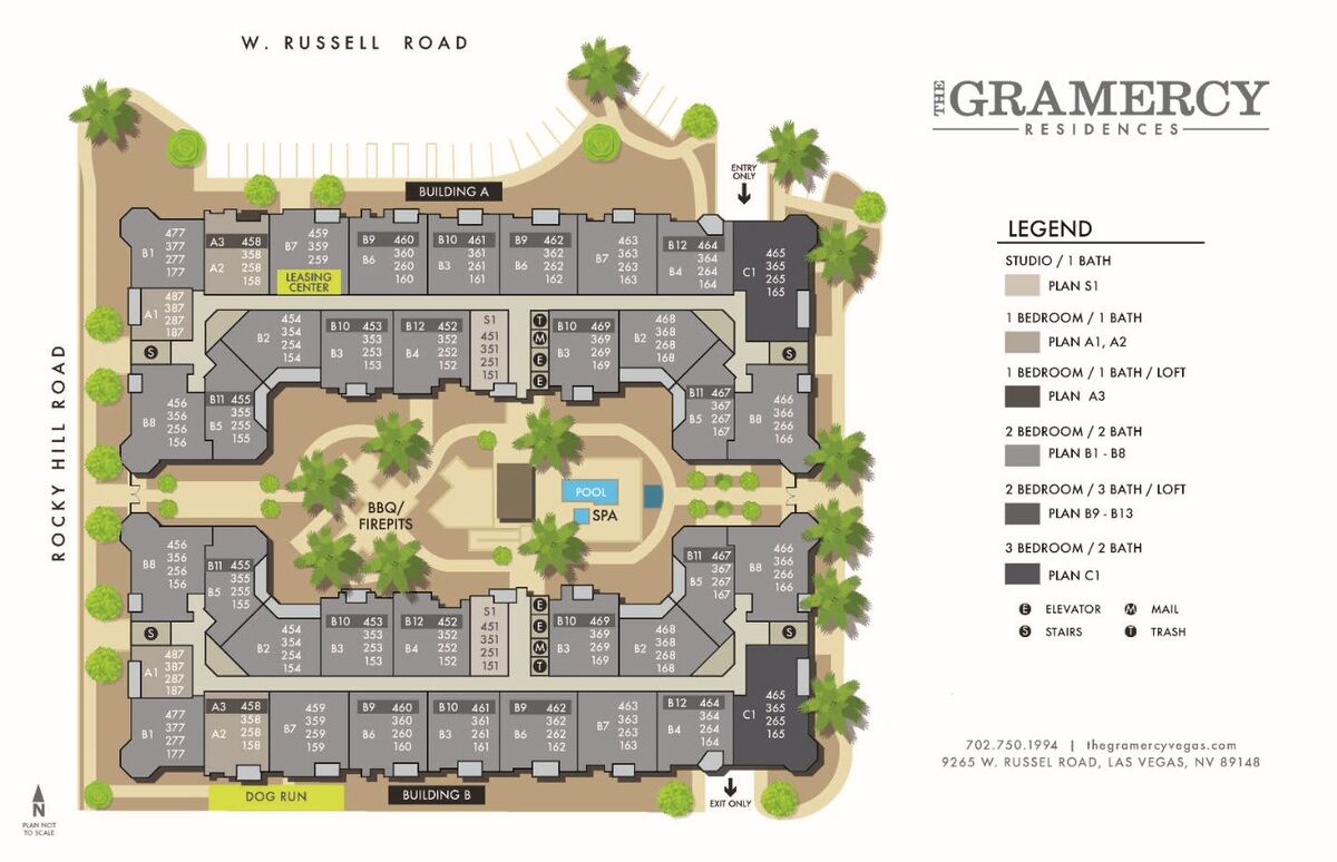 The Gramercy Residences Site Map