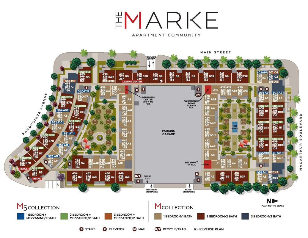 The Marke Site Map