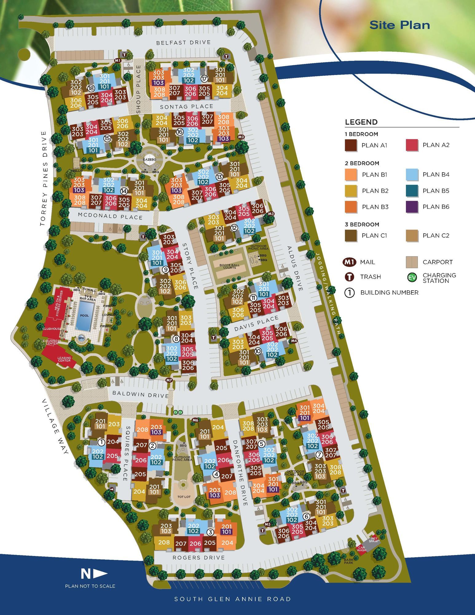 HOLLISTER VILLAGESite Map