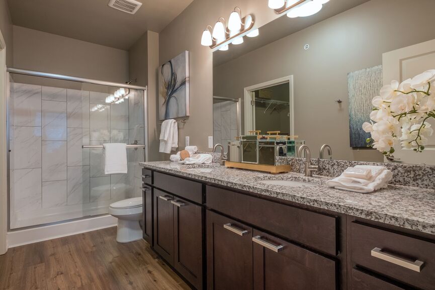 Apex On Quality Hill Apartments For In Kansas City Mo Apex On Quality Hill 2 Bedroom Apartment Double Vanity Sinks