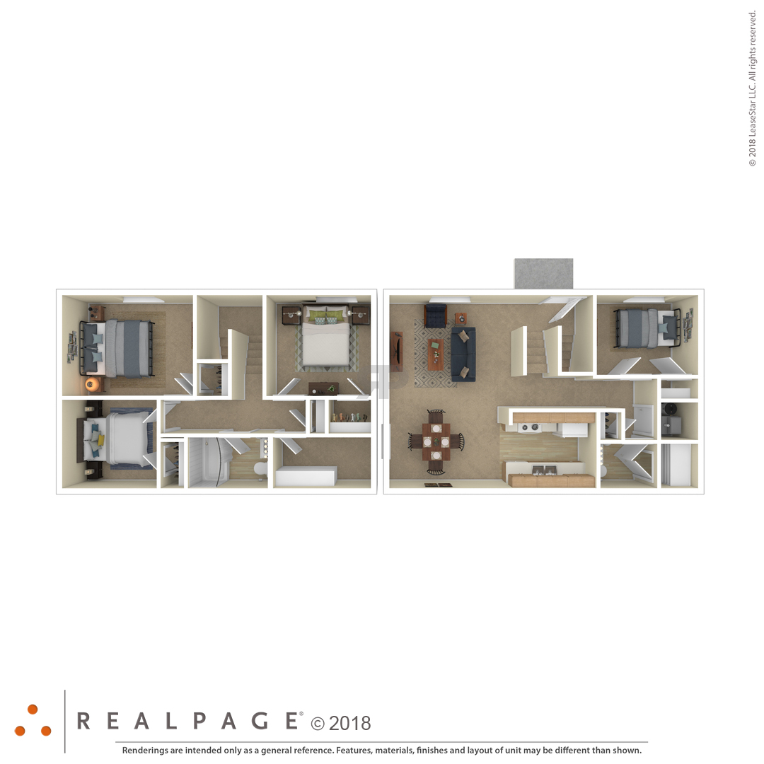 4 Bedroom floor plan