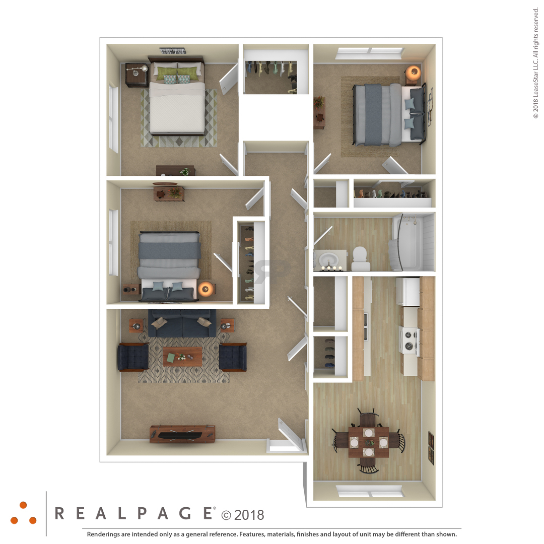 3 Bedroom floor plan