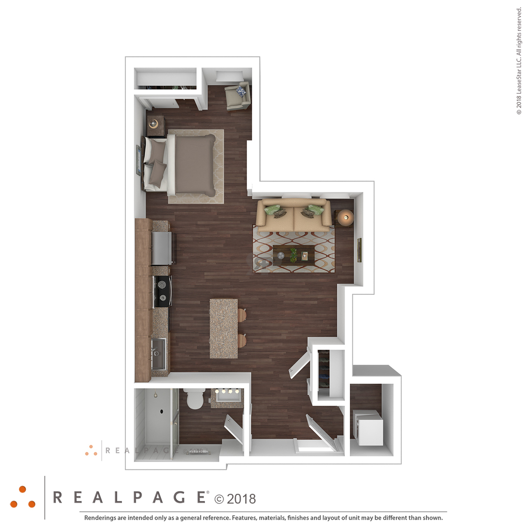 Studio Apartment – 2-4 E Preston St #2, Baltimore, MD 21202