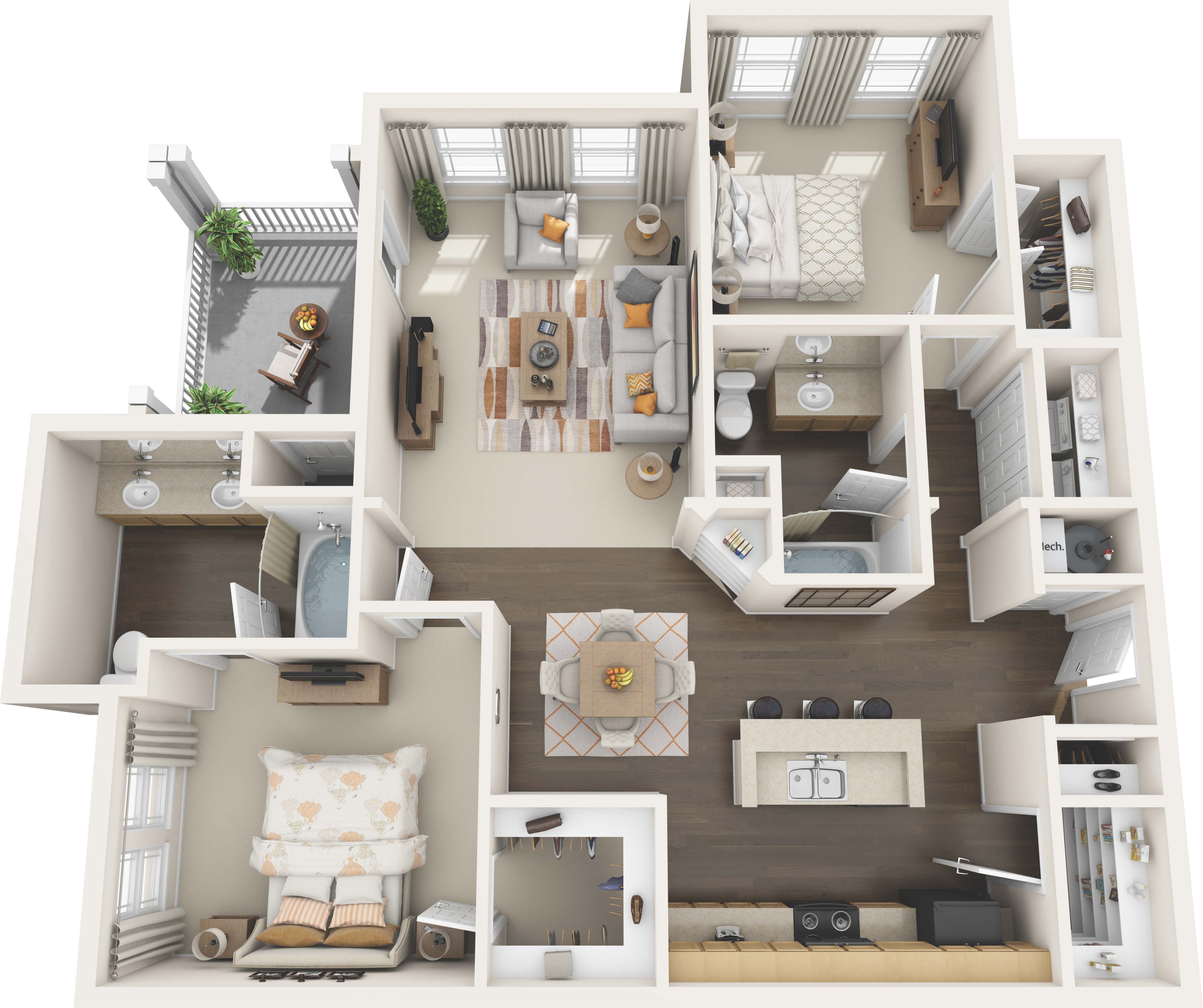 The Hummingbird floor plan