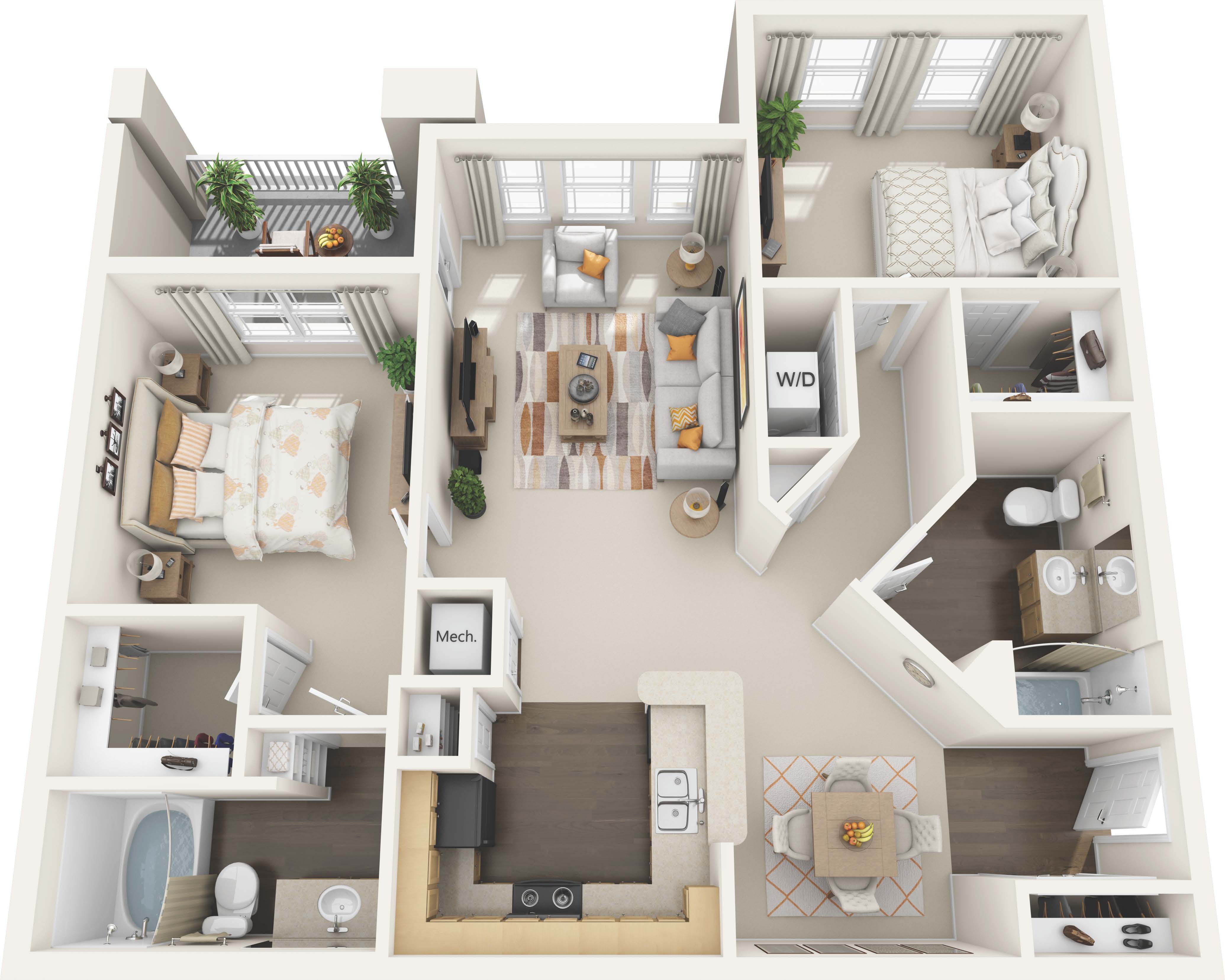 The Ibis floor plan