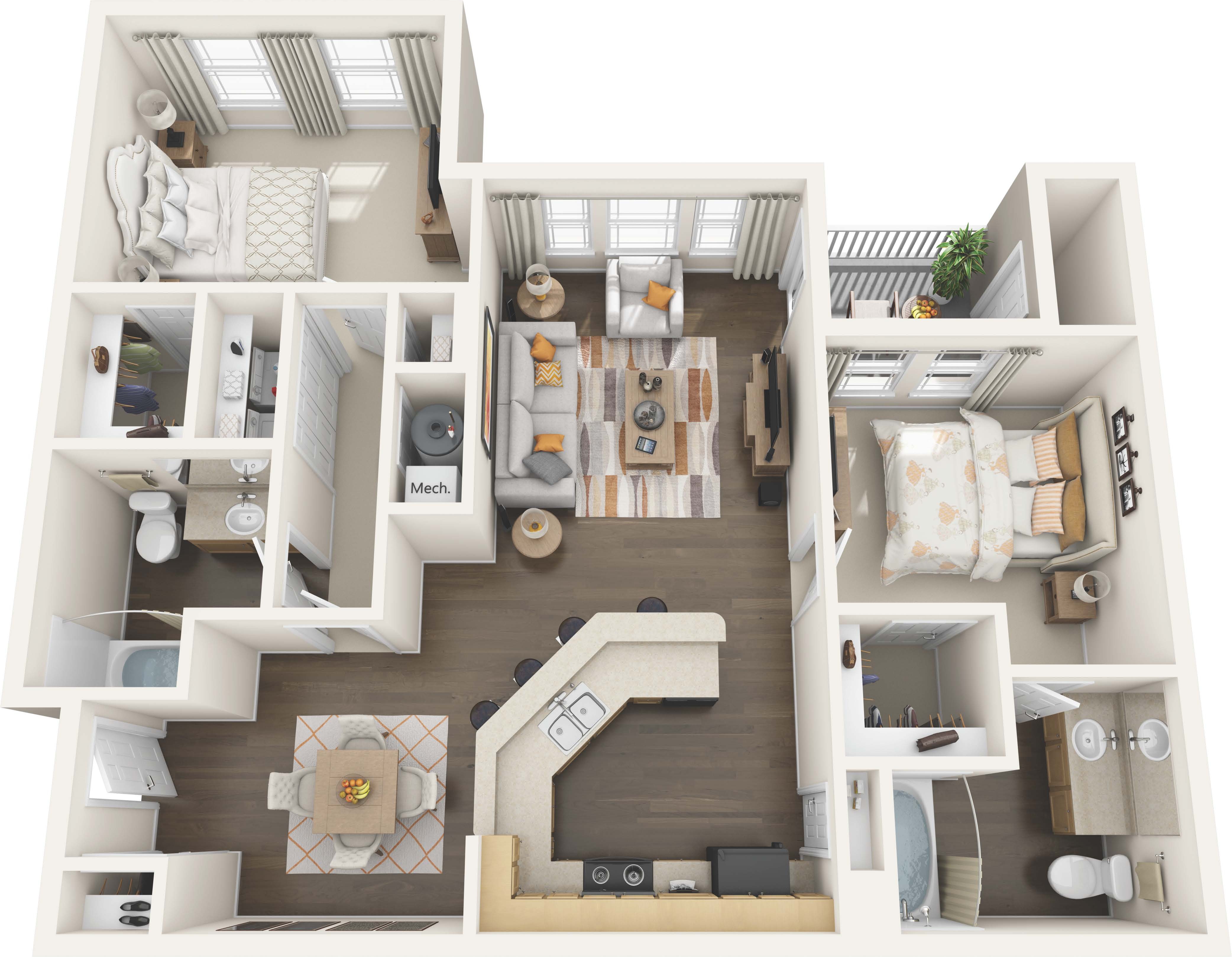 The Whippoorwill floor plan