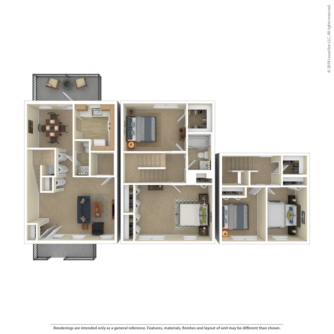 4 Bedroom floor plan