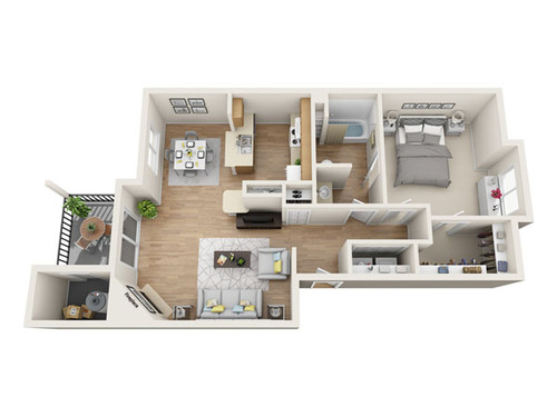 Callen 1x1 Floorplan