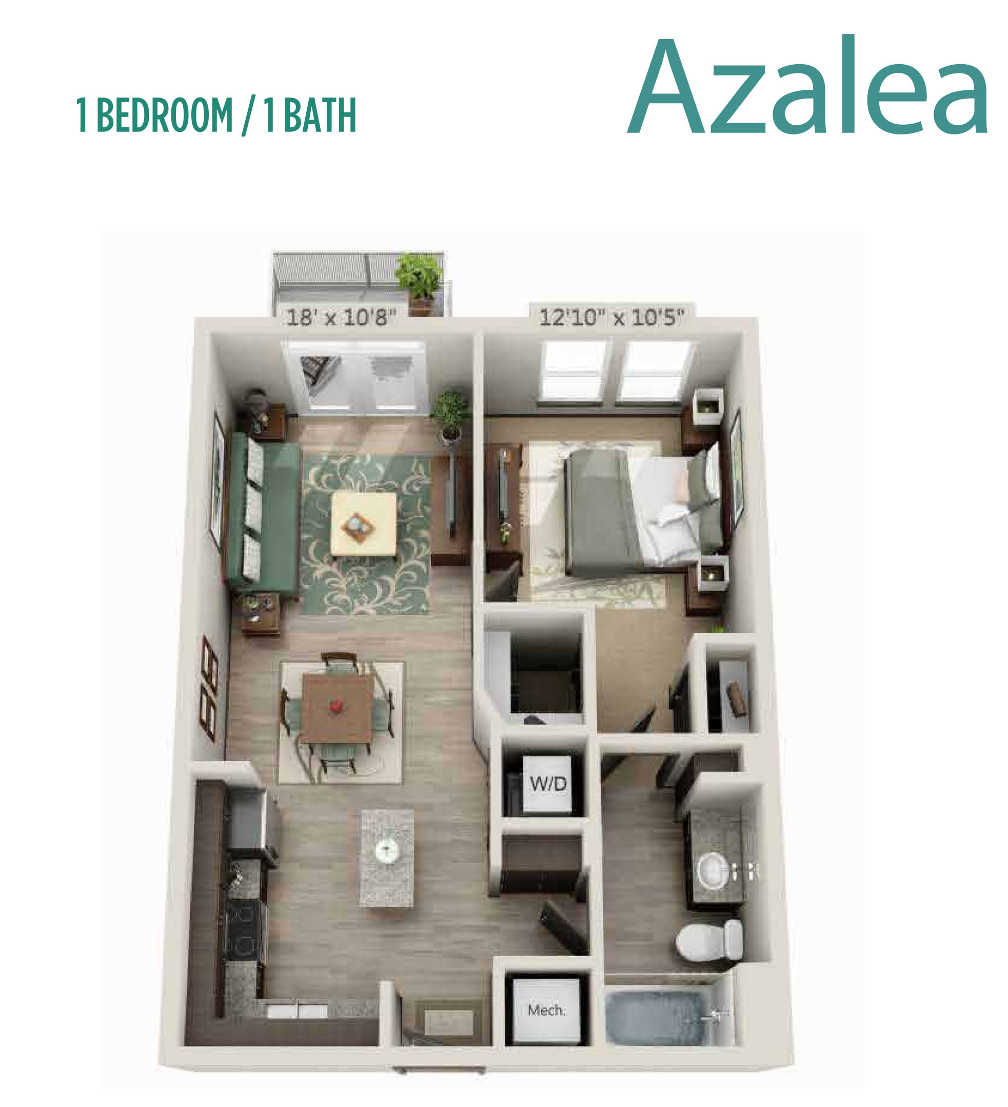Azalea floor plan