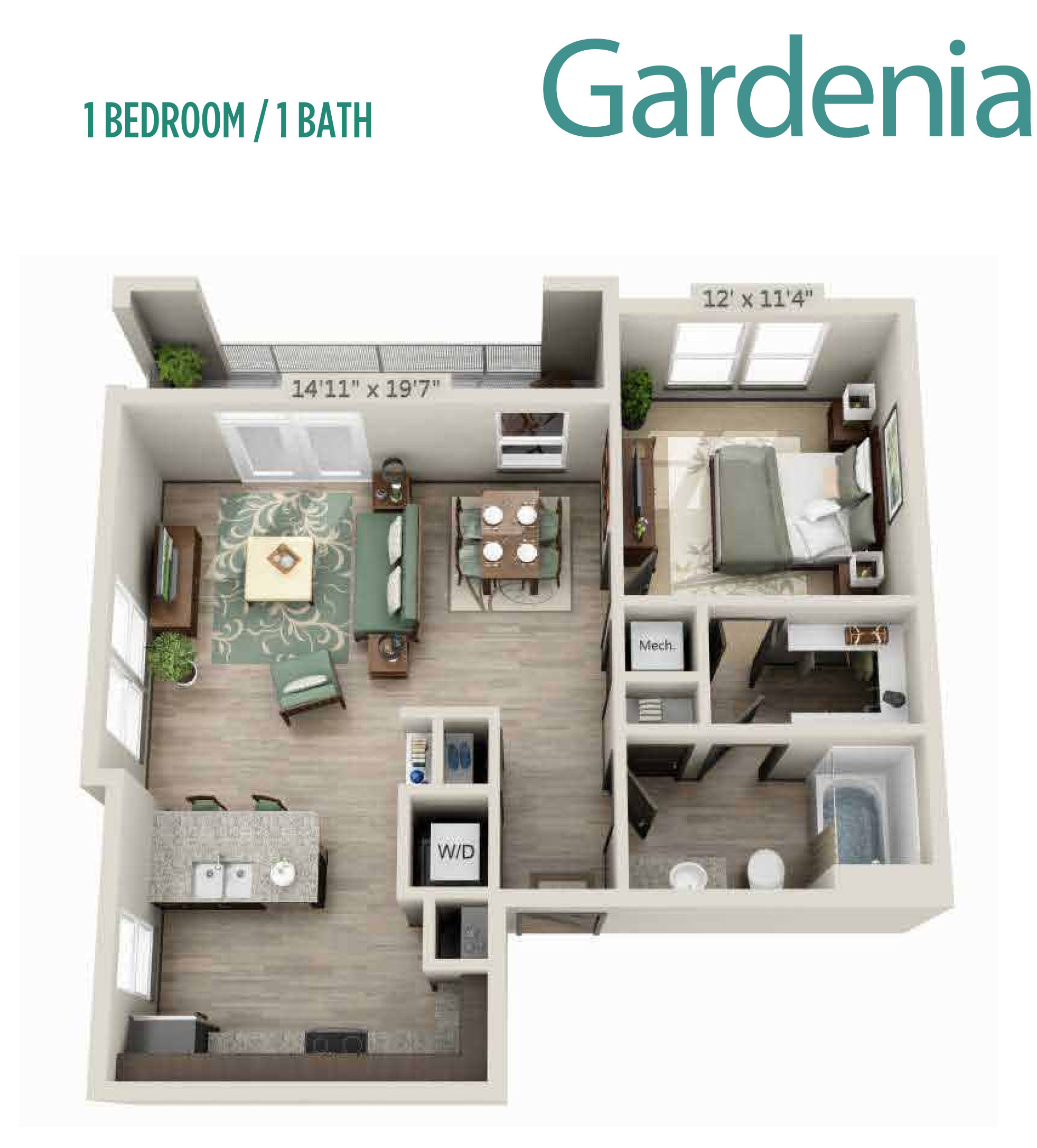 Gardenia floor plan