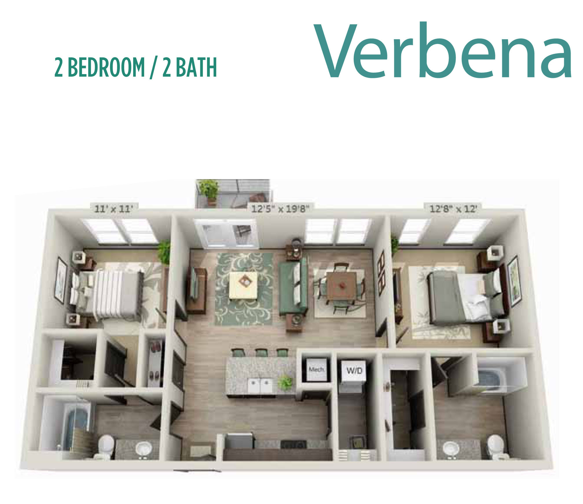 Verbena floor plan
