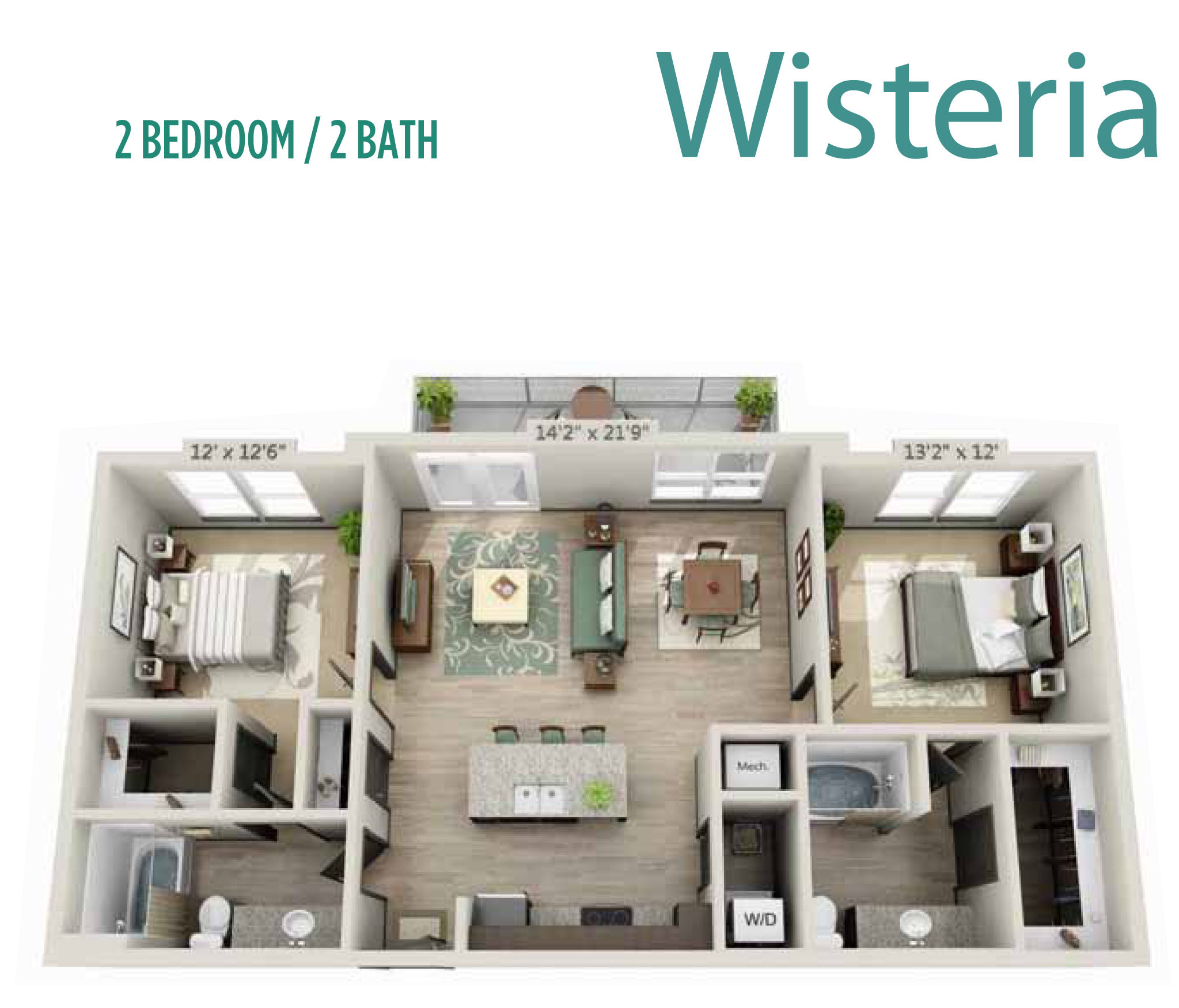 Wisteria floor plan