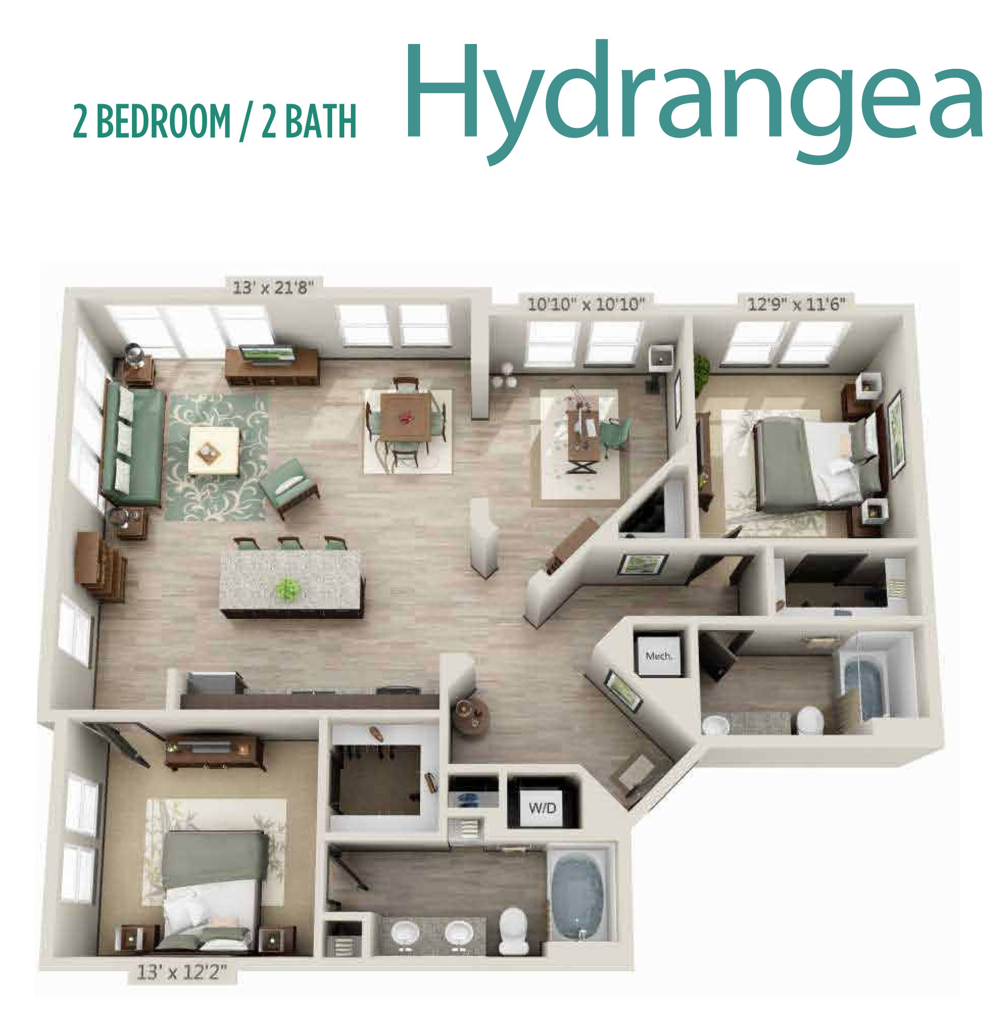Hydrangea floor plan