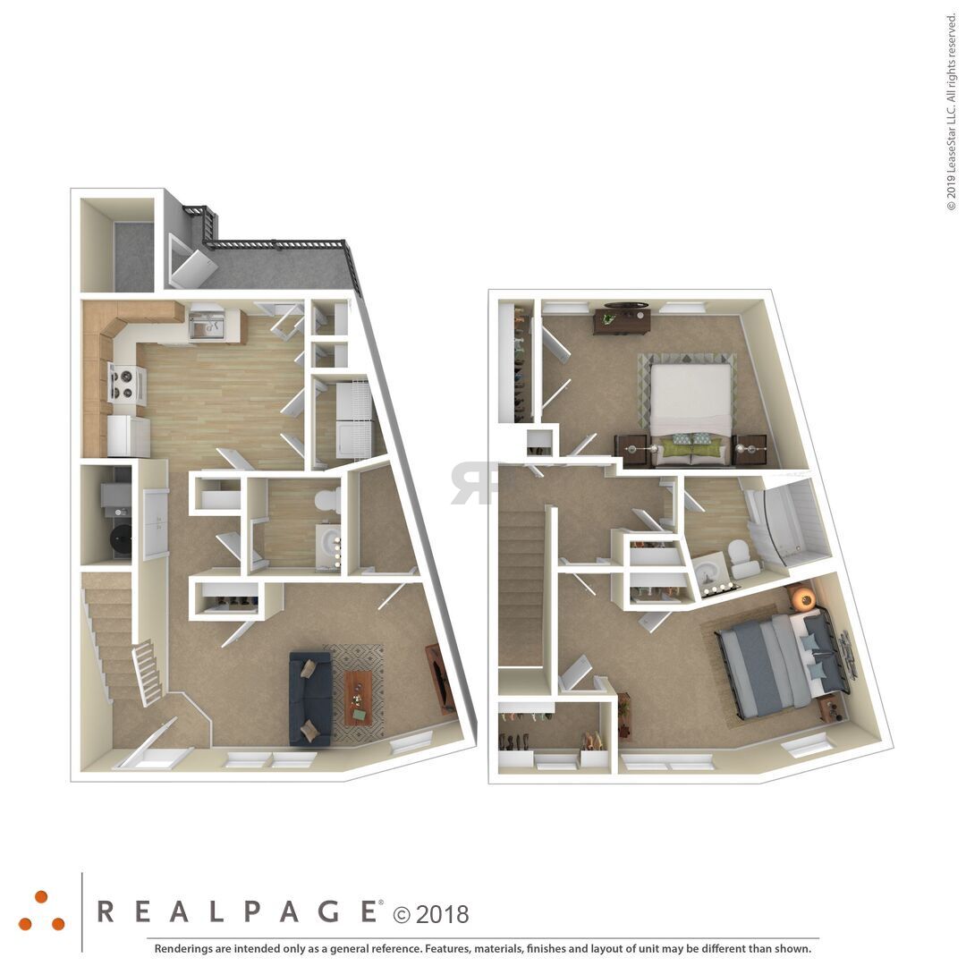 2 Bedroom floor plan