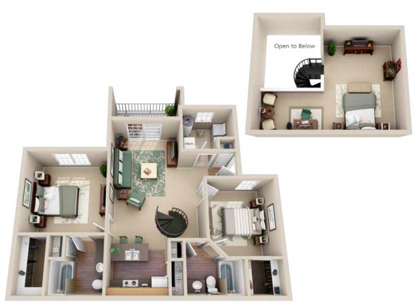 B4-CR floor plan