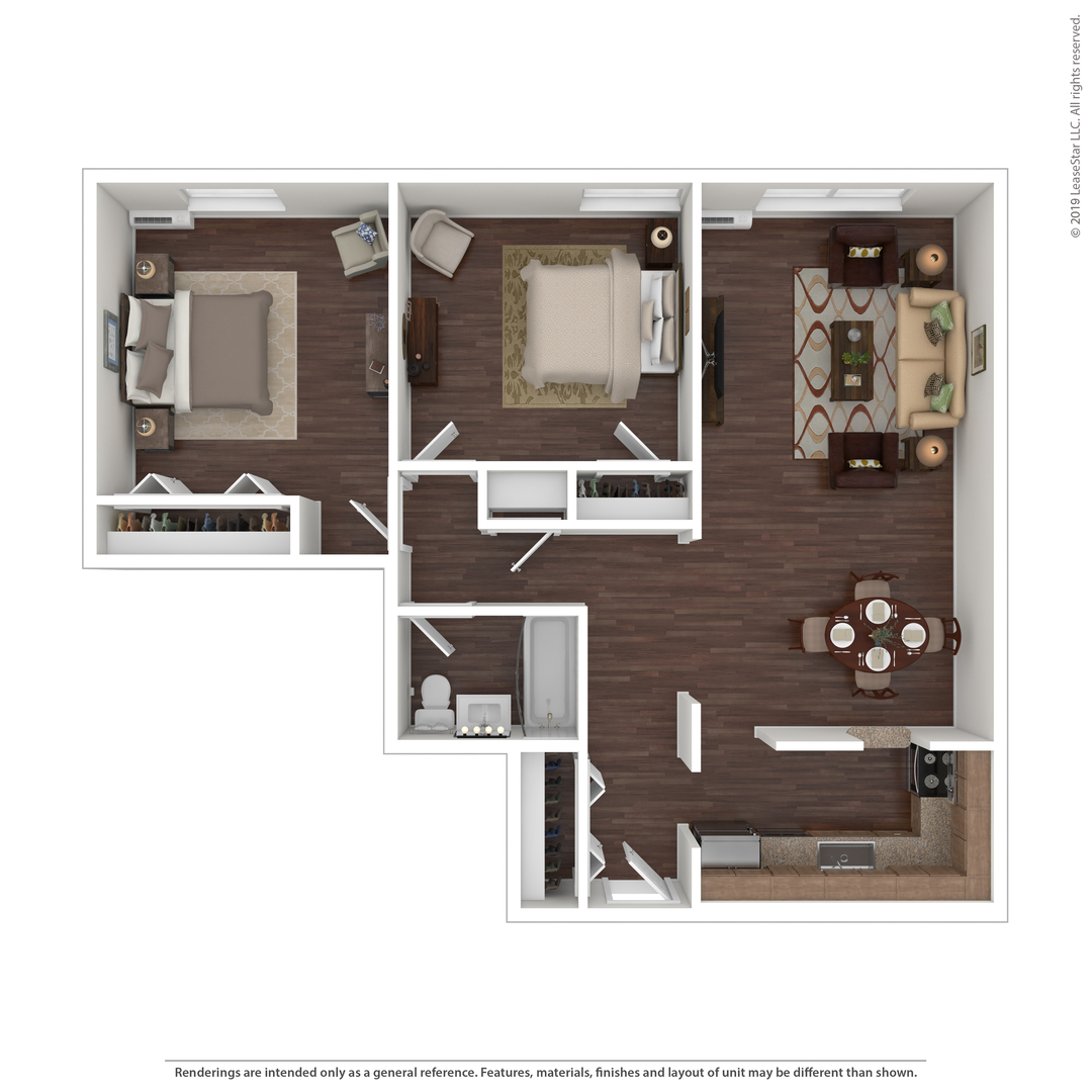 Two Bedroom Special floor plan