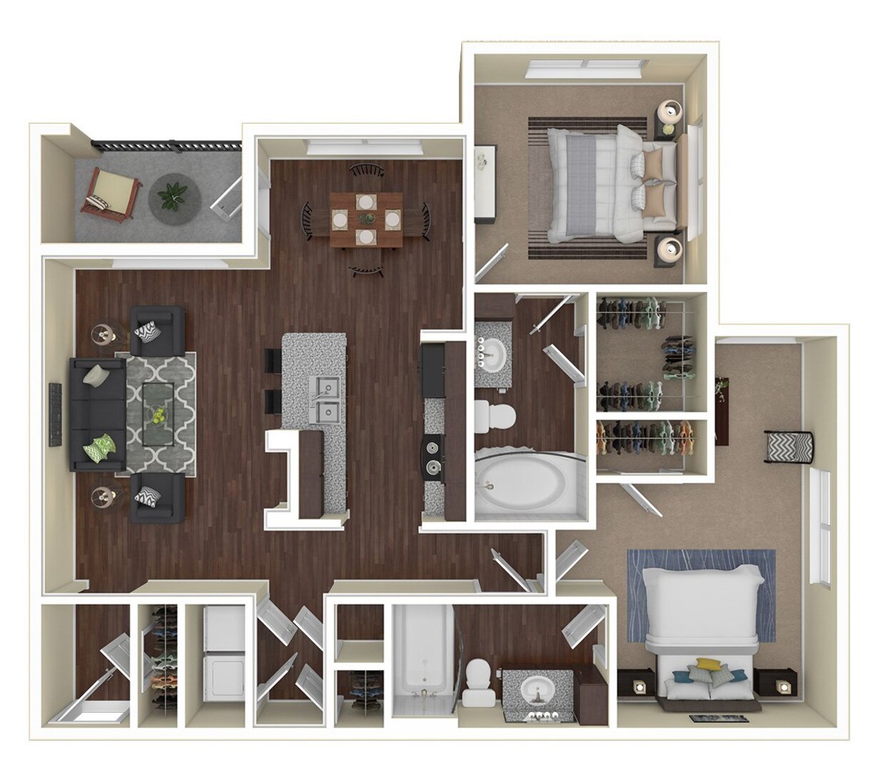 2 Bedroom Apartment – 12101 NORTHPOINTE BLVD #09203, Tomball, TX 77377