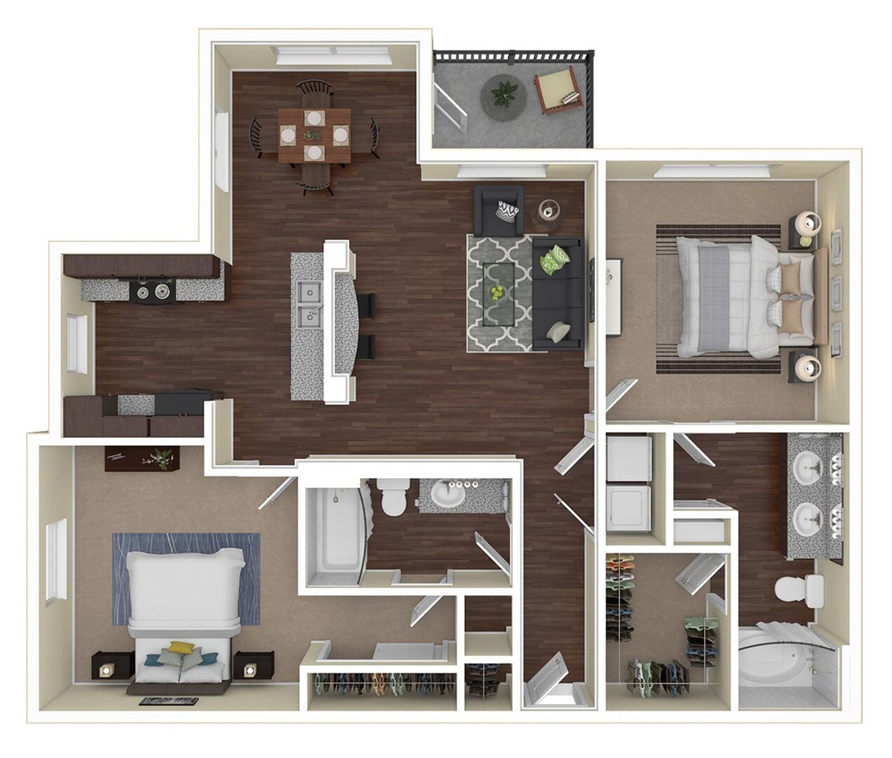 2 Bedroom Apartment – 12101 NORTHPOINTE BLVD #06206, Tomball, TX 77377