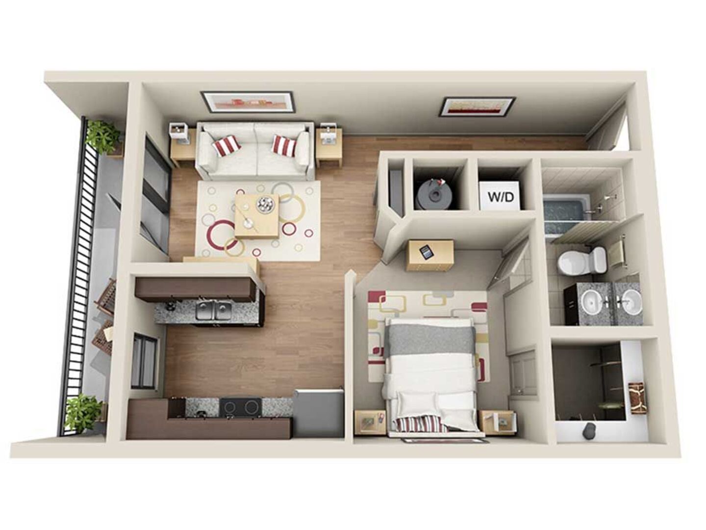 Studio Apartment – 131 Ponce De Leon Ave NE #516, Atlanta, GA 30308