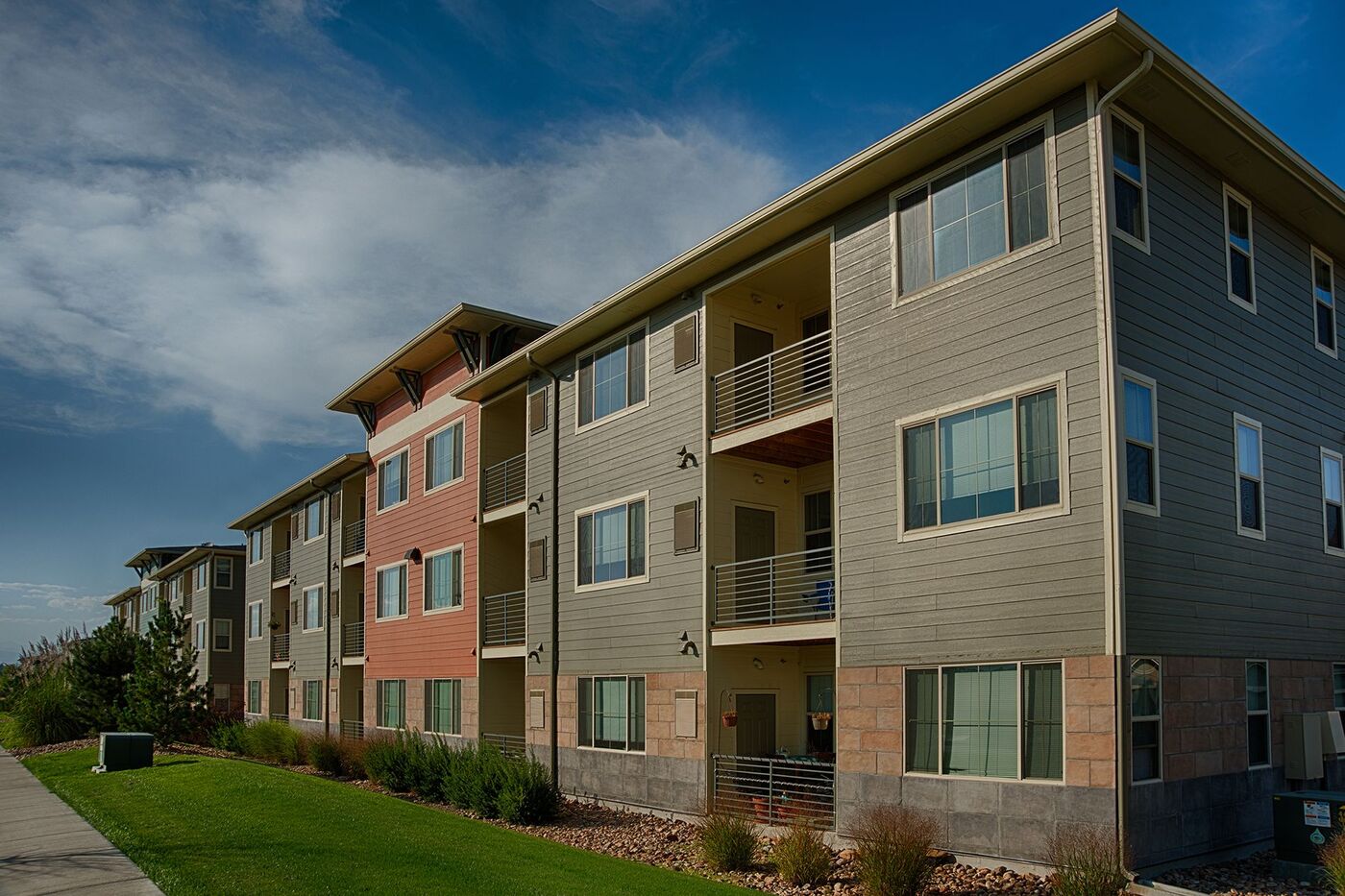 Prana Apartment Homes - Image of the exterior of one of Prana's apartment buildings