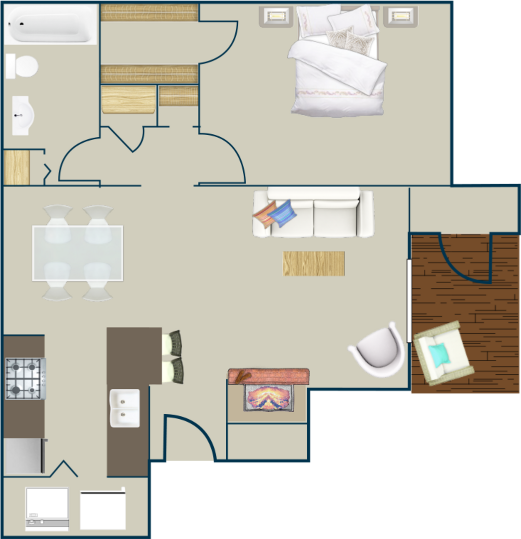 1 Bedroom Apartment – 451 Constellation Boulevard #509, League City, TX 77573