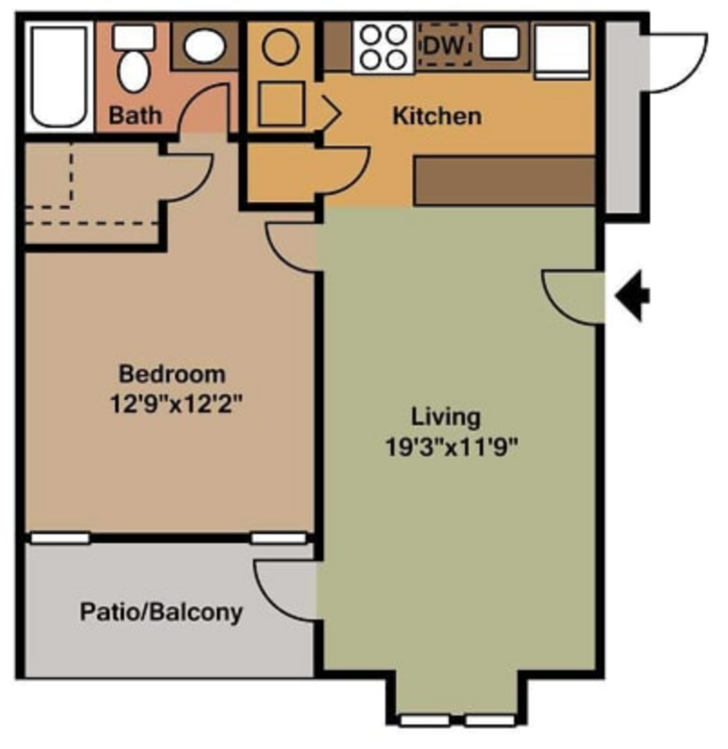 1 Bedroom Apartment – 500 Maxham Rd #0811, Austell, GA 30168