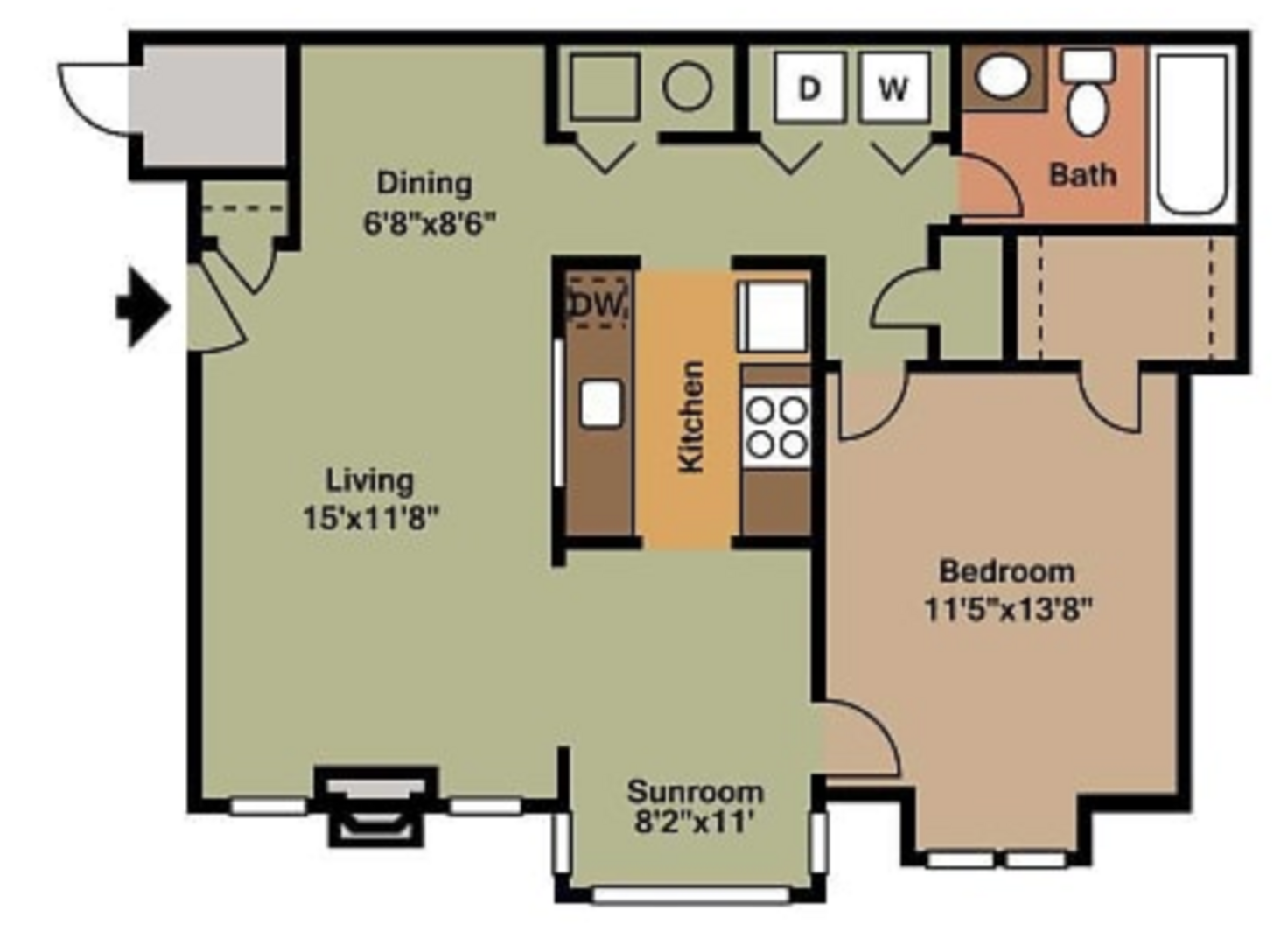 1 Bedroom Apartment – 500 Maxham Rd #2602, Austell, GA 30168