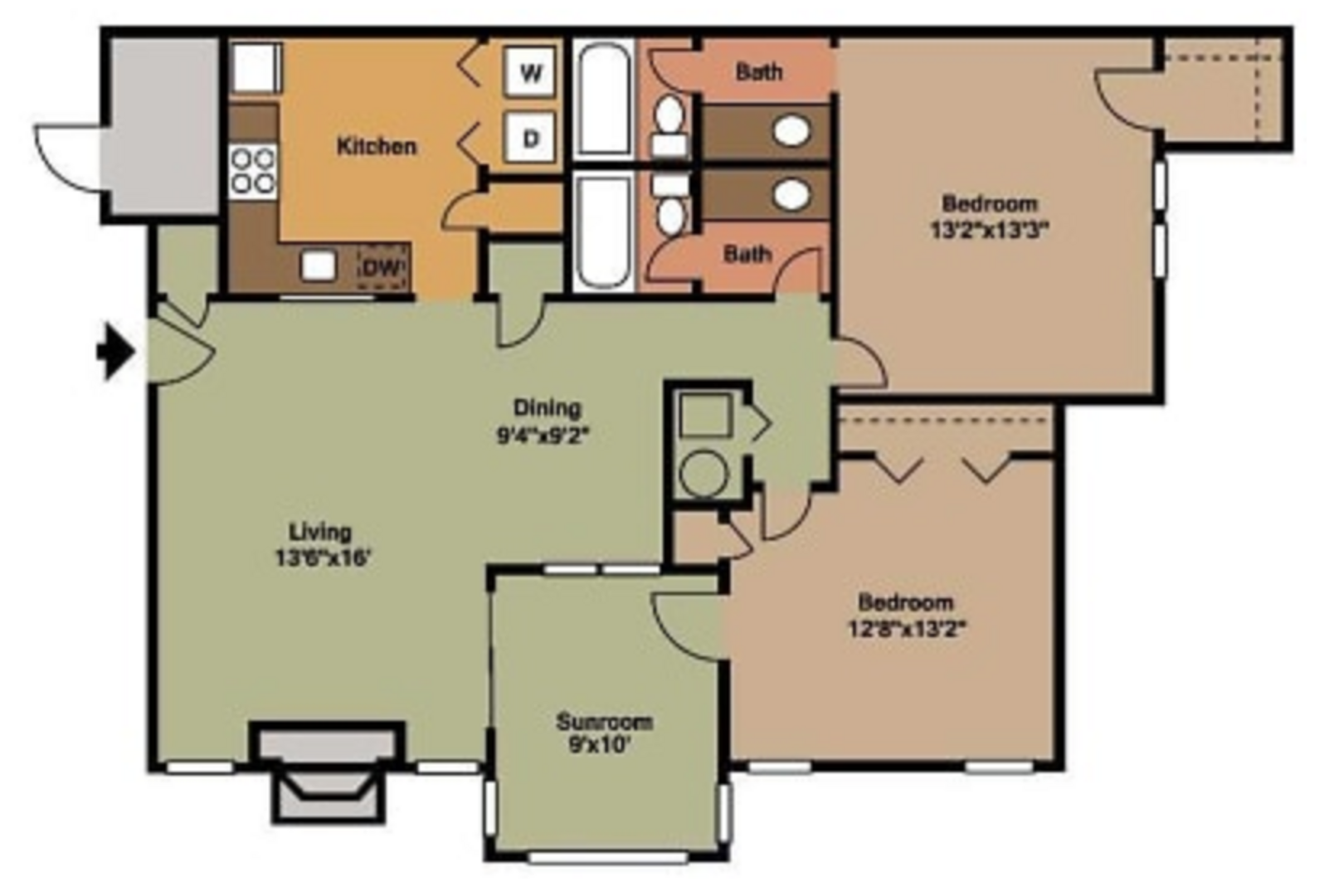2 Bedroom Apartment – 500 Maxham Rd #4301, Austell, GA 30168