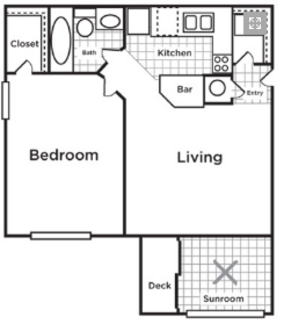 1 Bedroom Apartment – 1110 Garden Walk Blvd #909, College Park, GA 30349