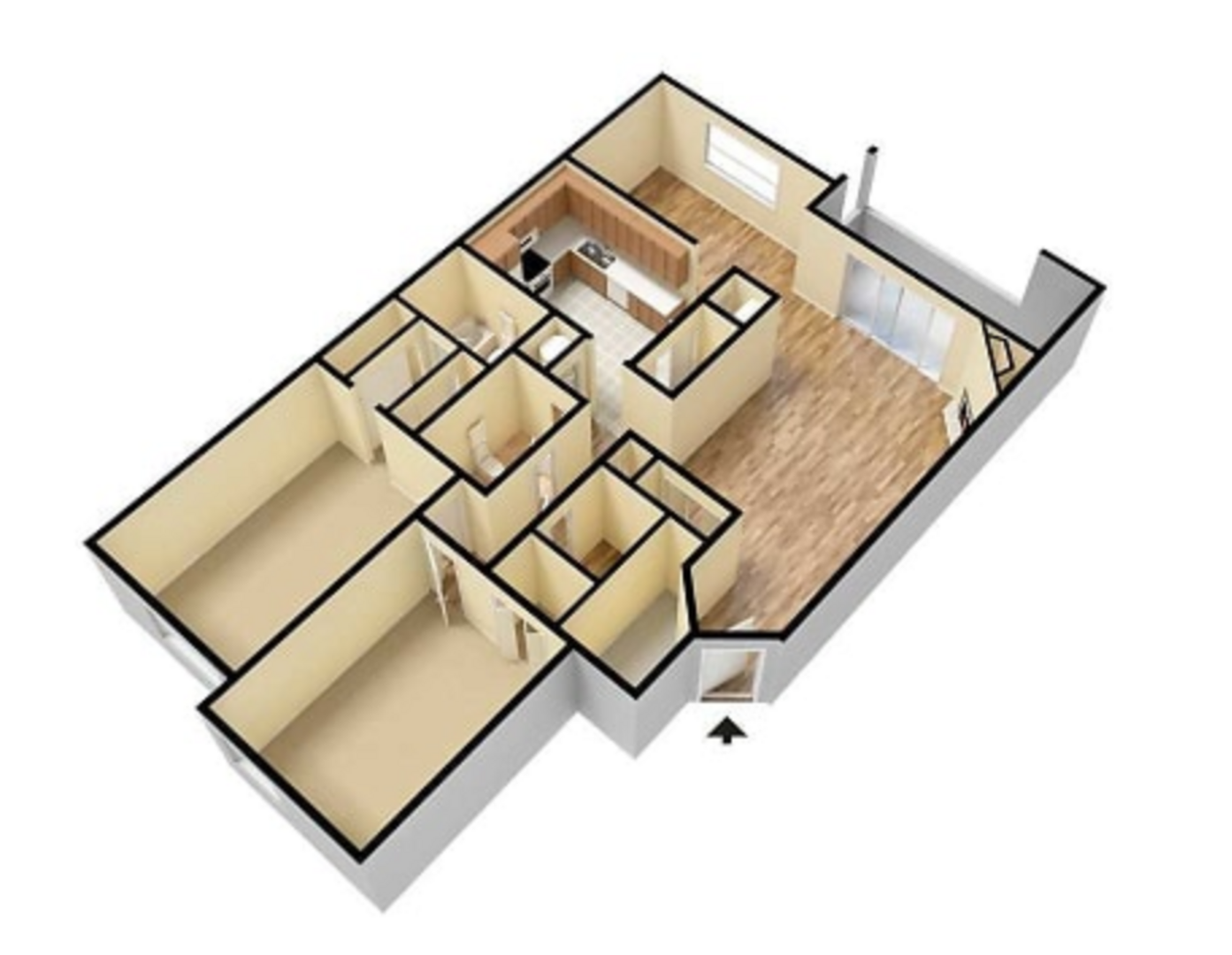2 Bedroom Apartment – 1 Seasons Pkwy #1914, Norcross, GA 30093