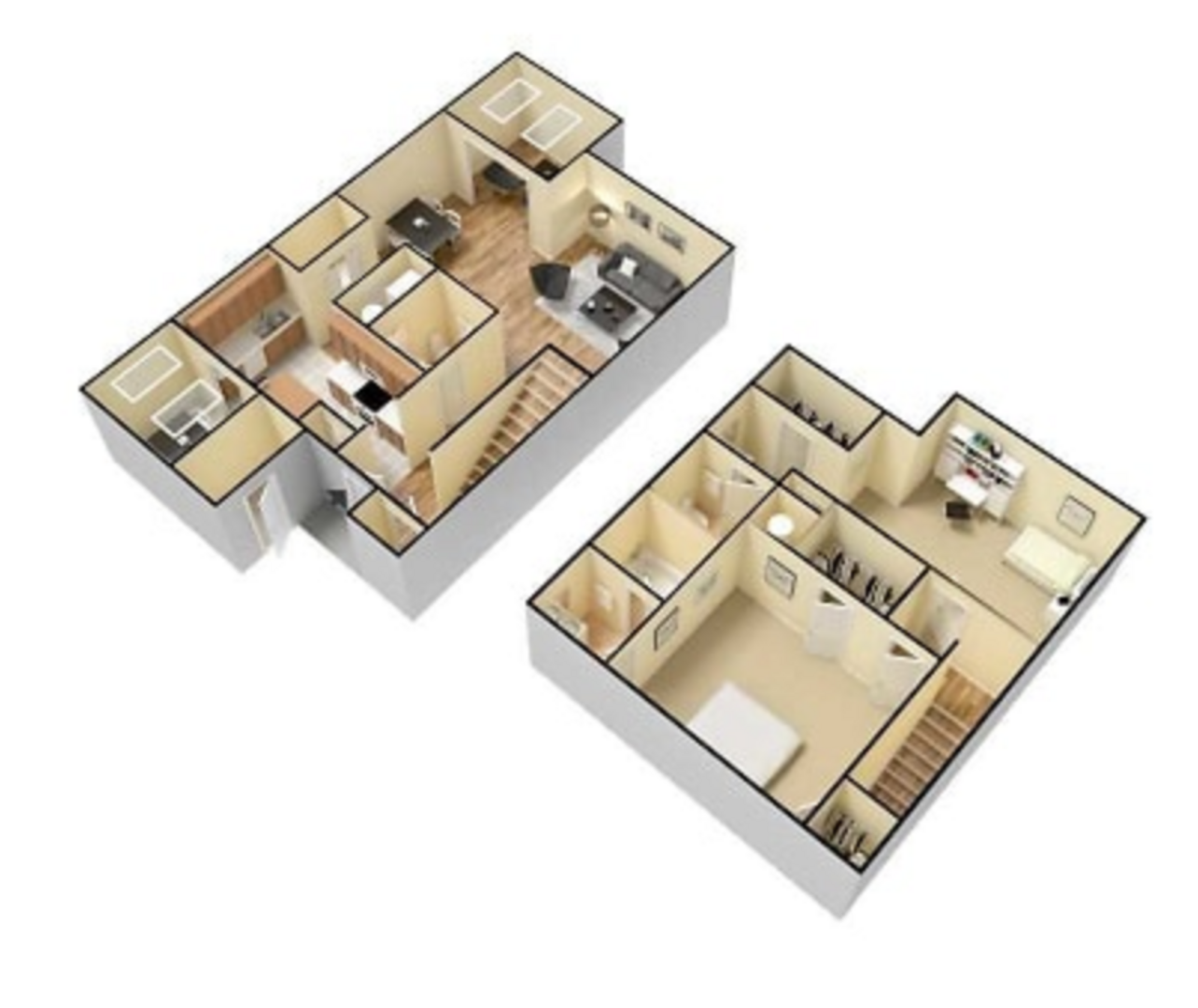 2 Bedroom Apartment – 1900 Tree Mountain Pkwy #7302, Stone Mountain, GA 30083