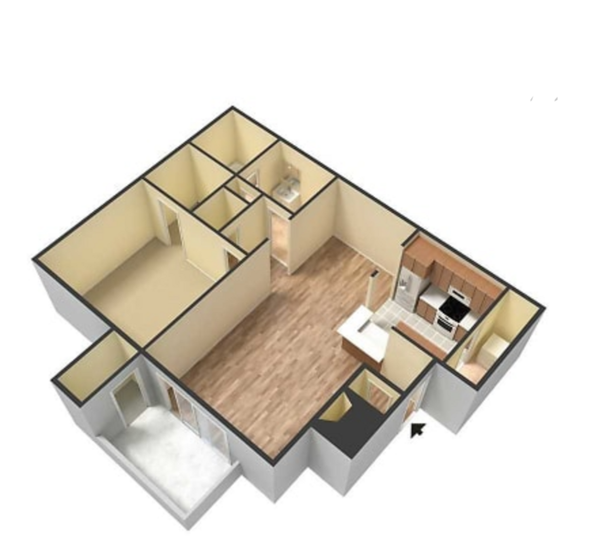 1 Bedroom Apartment – 7000 Southlake Pkwy #1008, Morrow, GA 30260