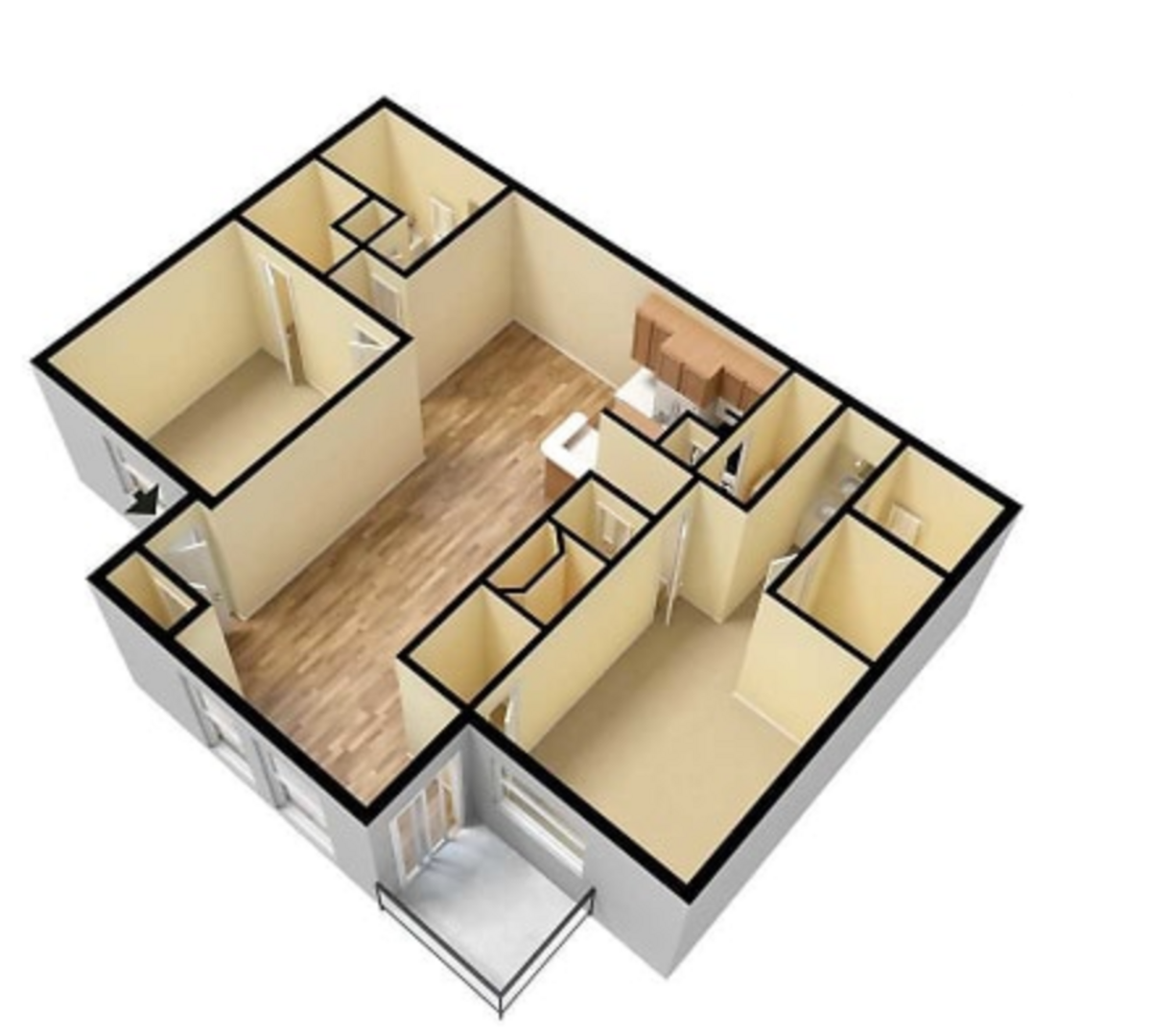 2 Bedroom Apartment – 3515 Pleasantdale Rd. #205, Doraville, GA 30340