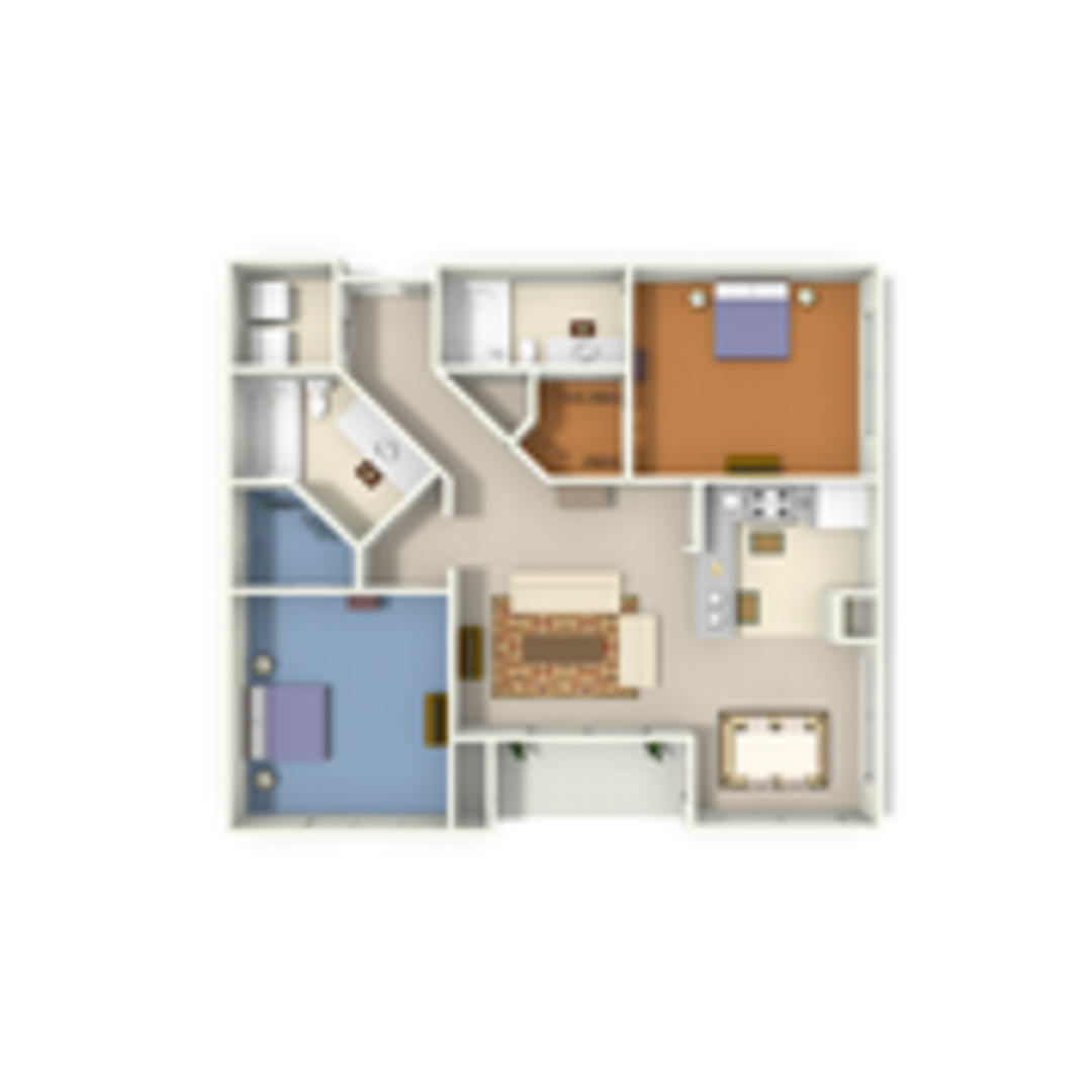 2 Bedroom Apartment – 100 Cavalier Crossing #07407, Lithonia, GA 30038