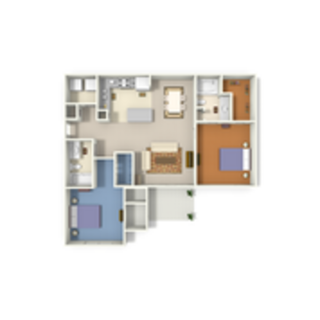 2 Bedroom Apartment – 100 Cavalier Crossing #05407, Lithonia, GA 30038