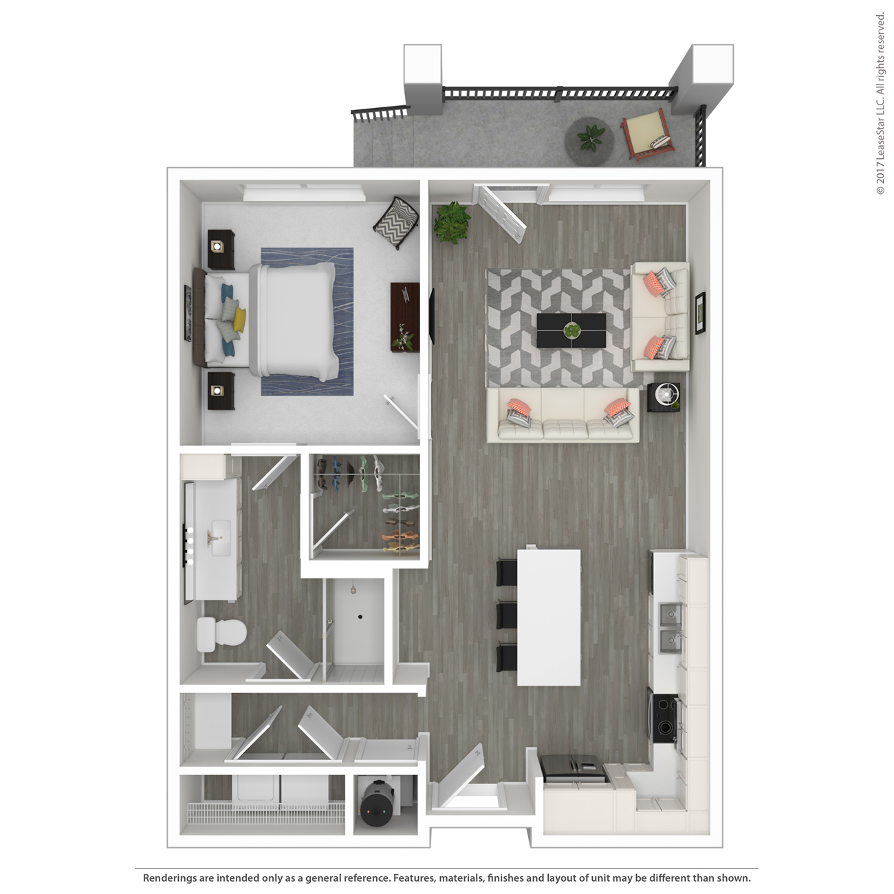 A floor plan