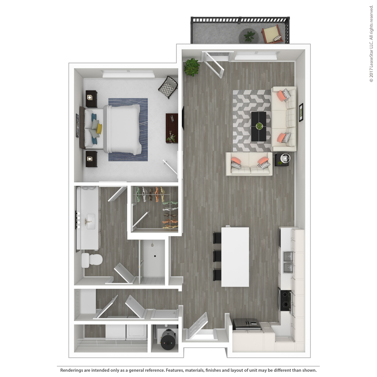 I floor plan