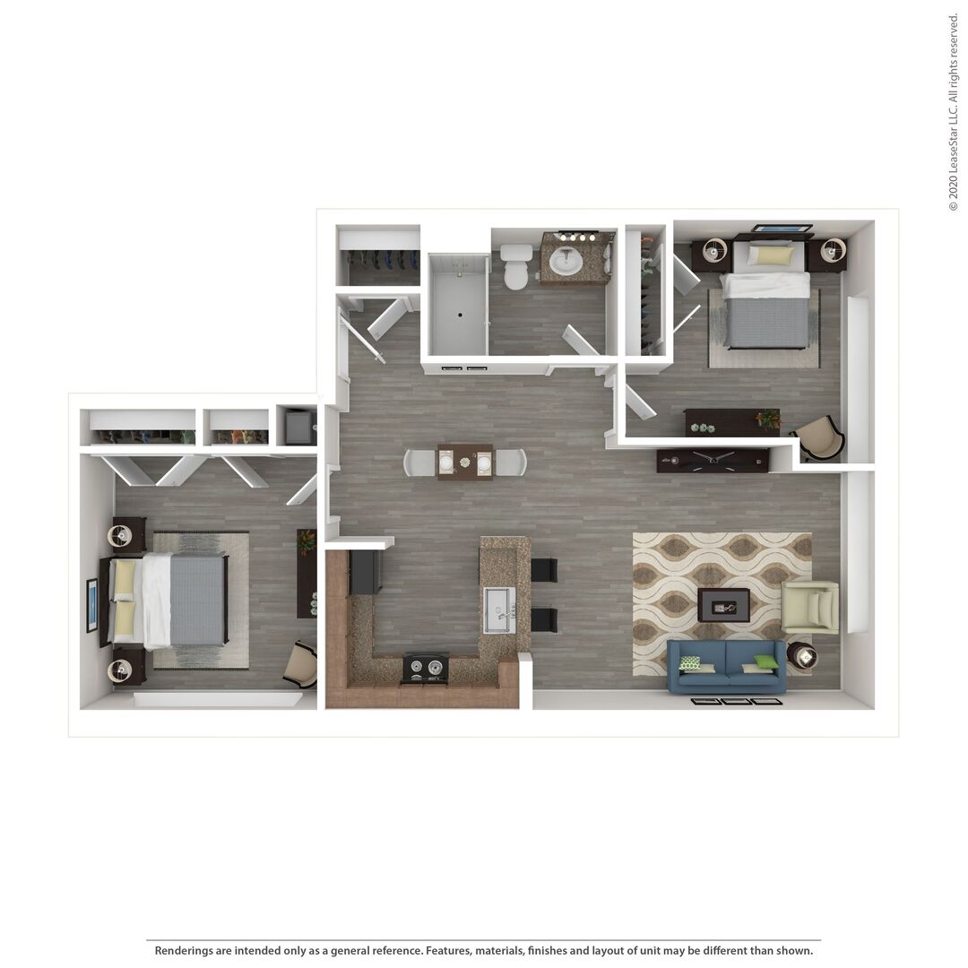 2C floor plan