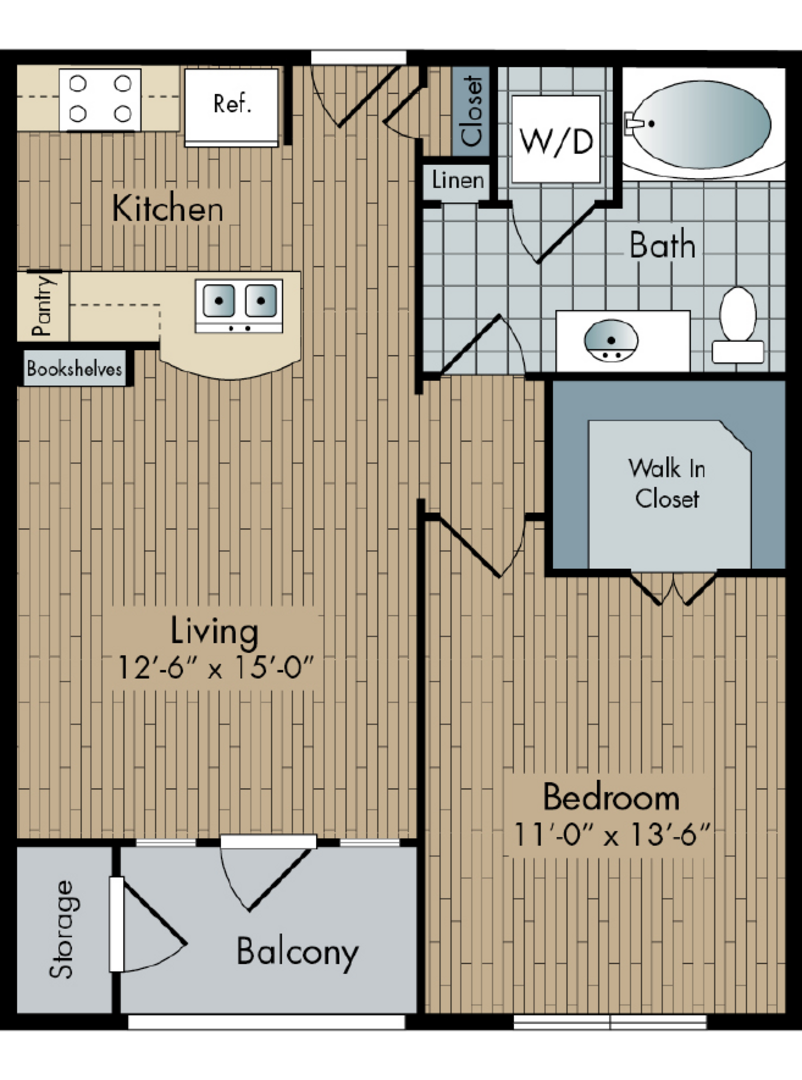 1 Bedroom Apartment – 2111 Austin Street #520, Houston, TX 77002