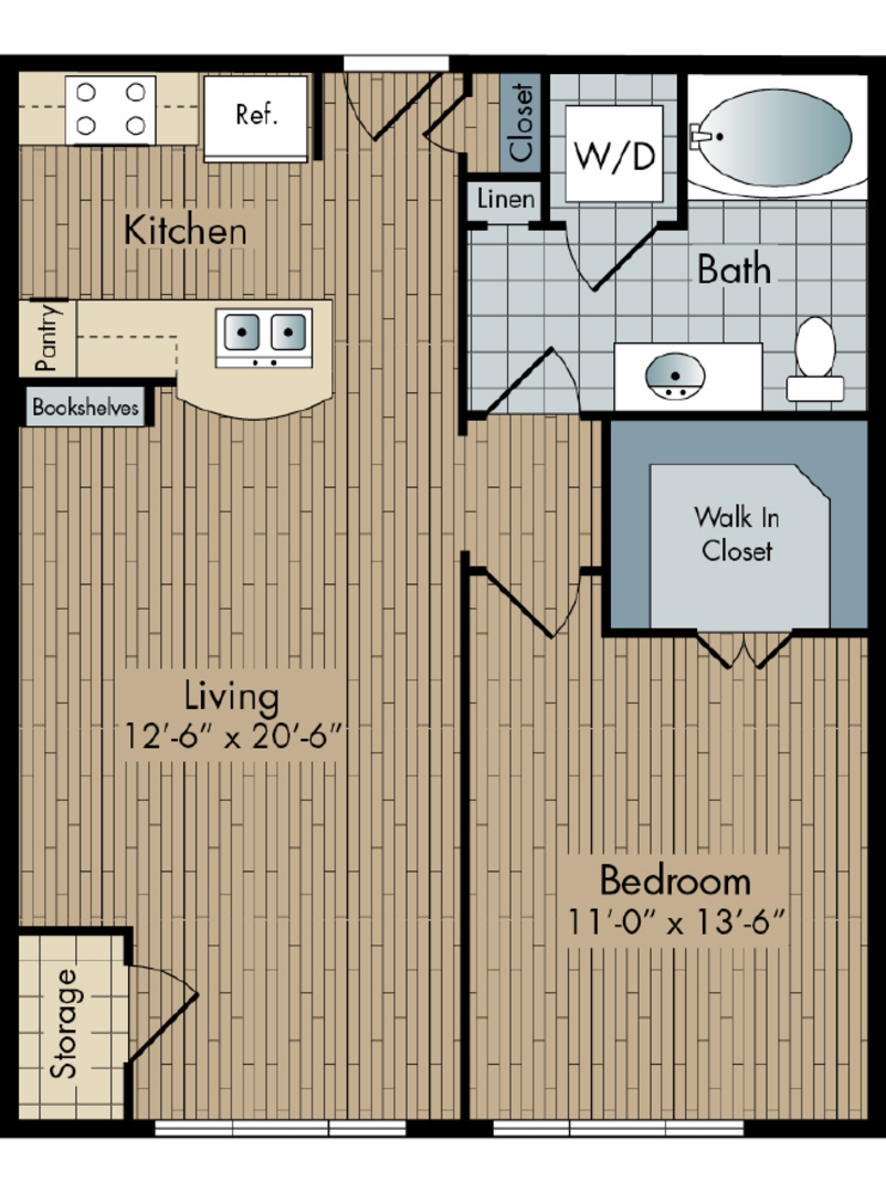 1 Bedroom Apartment – 2111 Austin Street #216, Houston, TX 77002
